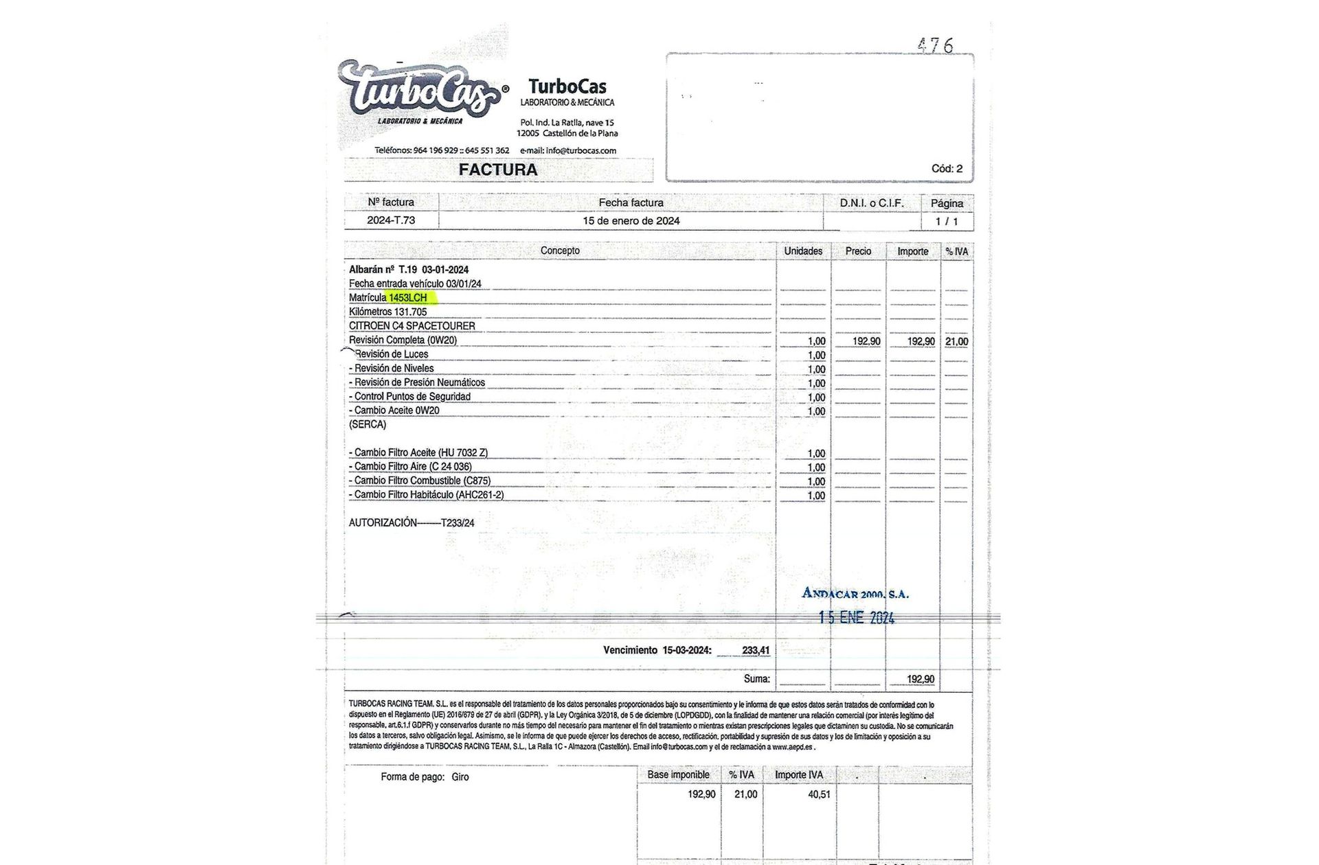 Citroën C4 Grand SpaceTourer BlueHDi 130 Live - foto 18