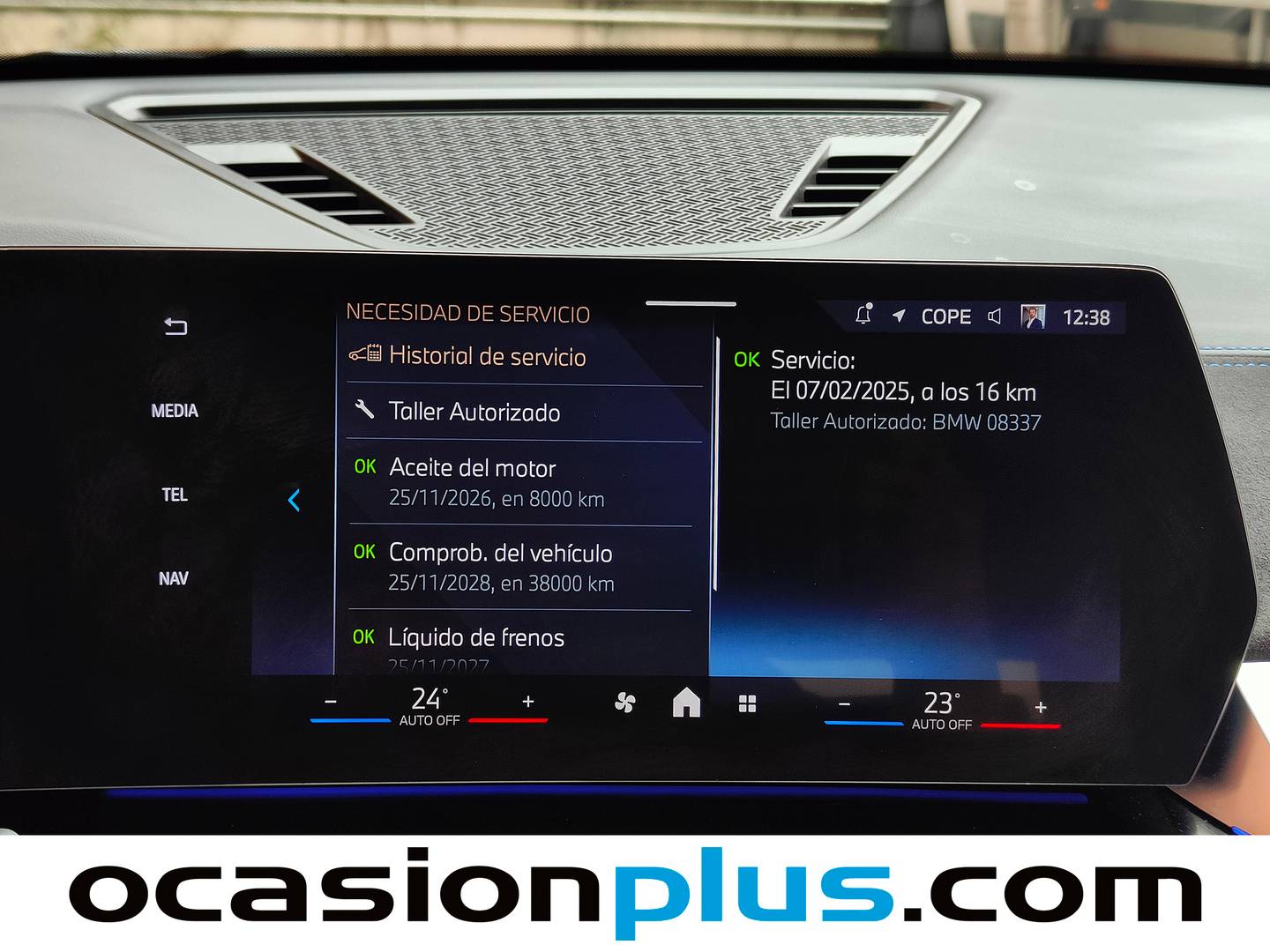 Foto del certificado del BMW X2 BMW X2 xDrive20d 120 kW (163 CV) Pack M