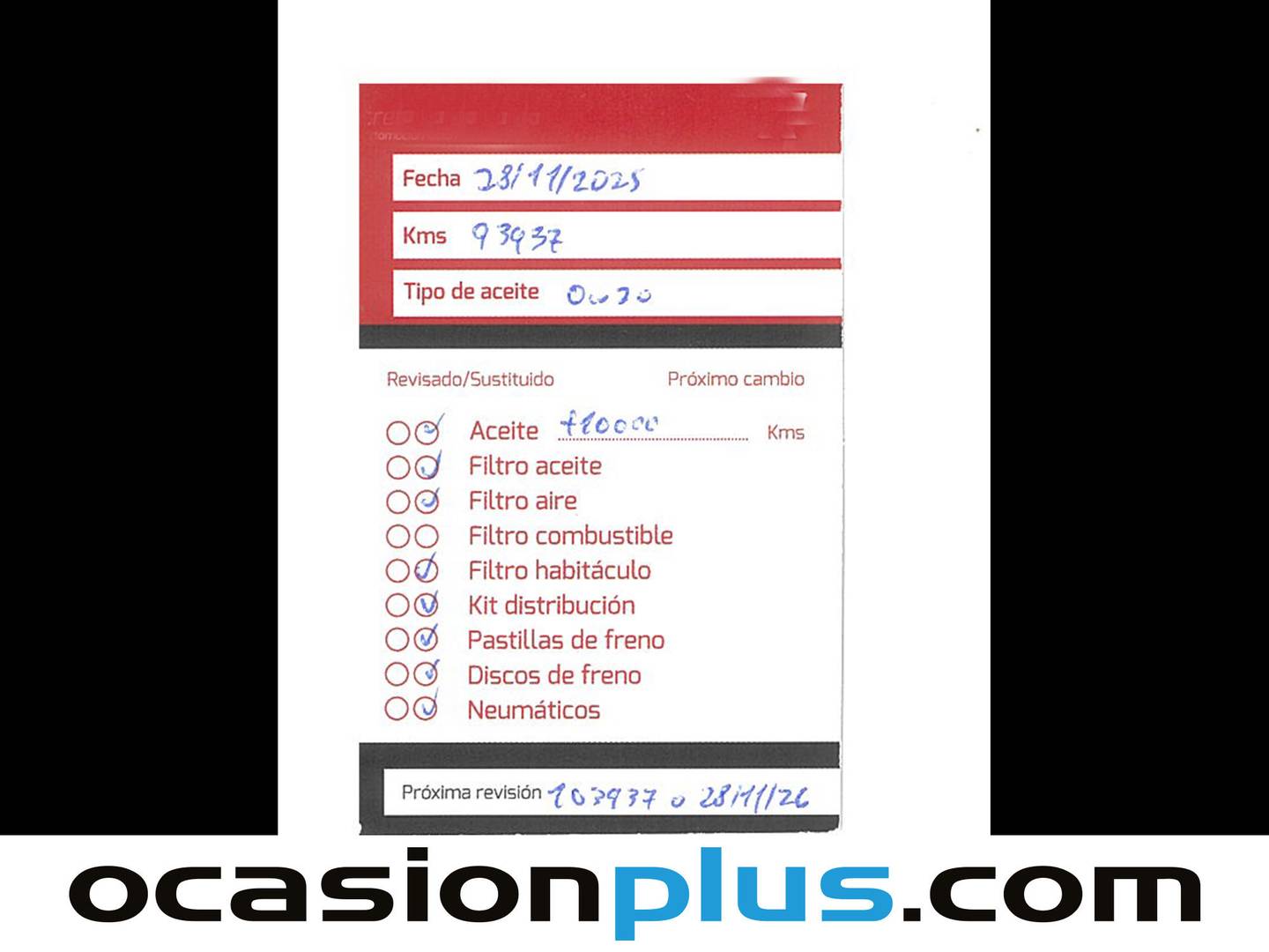 Foto del mantenimiento del Opel Corsa Opel Corsa 1.2 Turbo XHL Elegance Auto (100 CV)