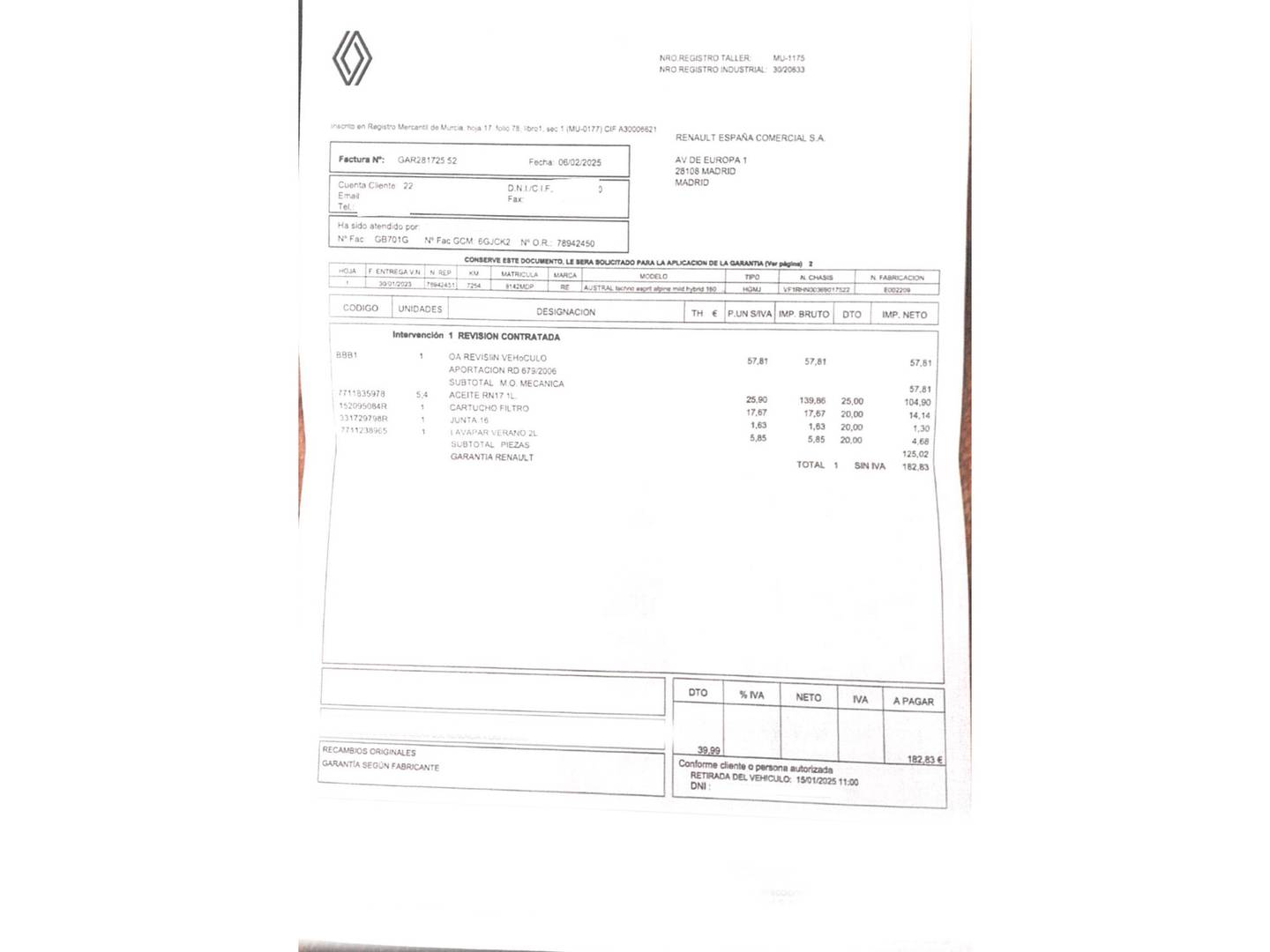 Foto Renault Austral Renault Austral Techno Esprit Alpine Mild Hybrid AT (158 CV)