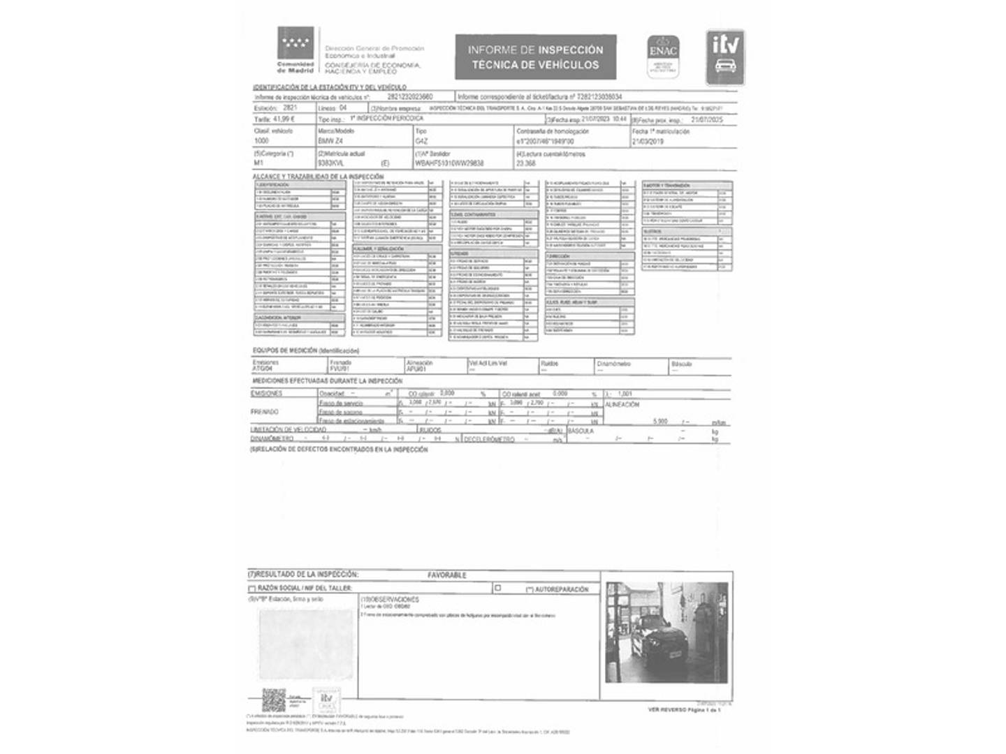 Foto BMW Z4 BMW Z4 M40i Cabrio  (340 CV)