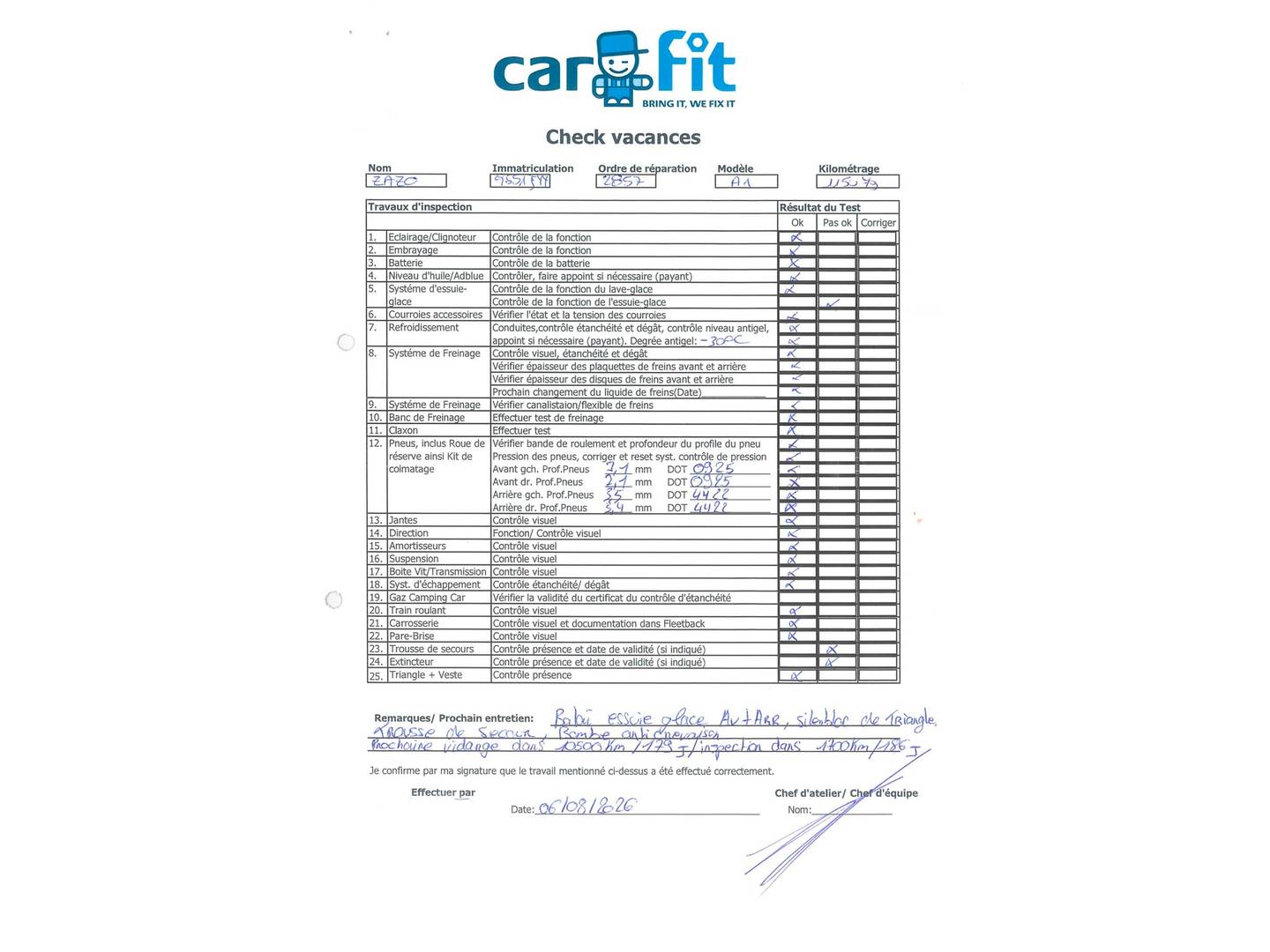 Foto del mantenimiento del Audi A1 Audi A1 Sportback Adrenalin 1.0 TFSI (95 CV) S Line