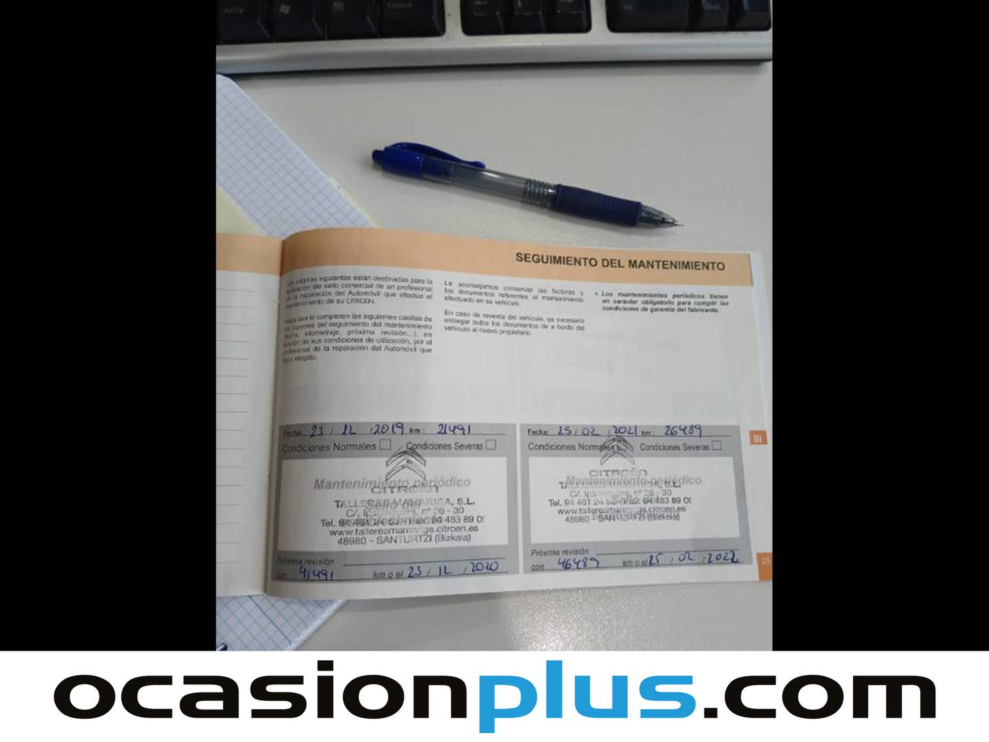 Foto del mantenimiento del Citroën C4 Cactus Citroen C4 Cactus PureTech 82 Feel (82 CV)