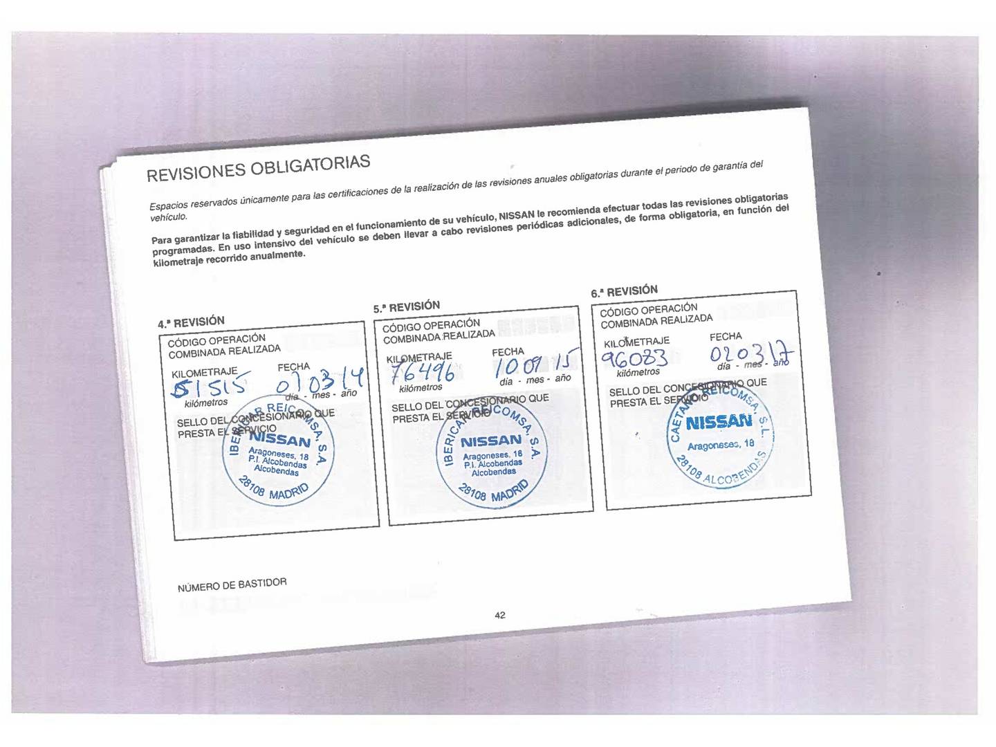Foto del mantenimiento del Nissan QASHQAI Nissan Qashqai 2.0 Tekna 4x2 CVT (140 CV)