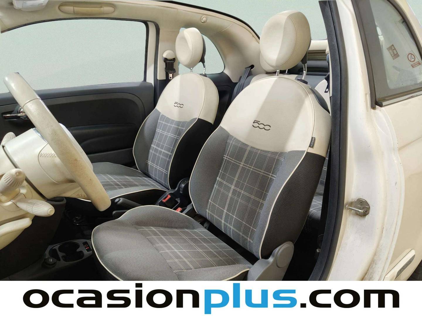 Foto asientos delanteros Fiat 500C Fiat 500C 1.2 8v Cabrio Lounge (69 CV)