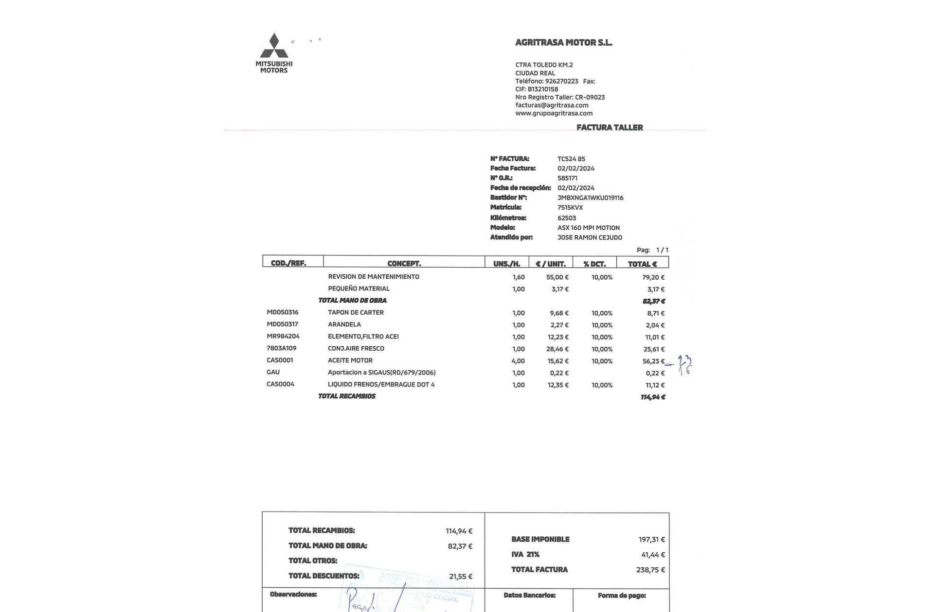 Mitsubishi ASX 160 MPI Motion - foto 19