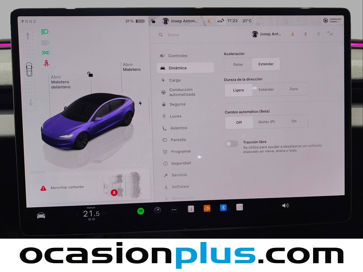 Accesorios del Tesla Model 3 Tesla Model 3 RWD (283 CV)