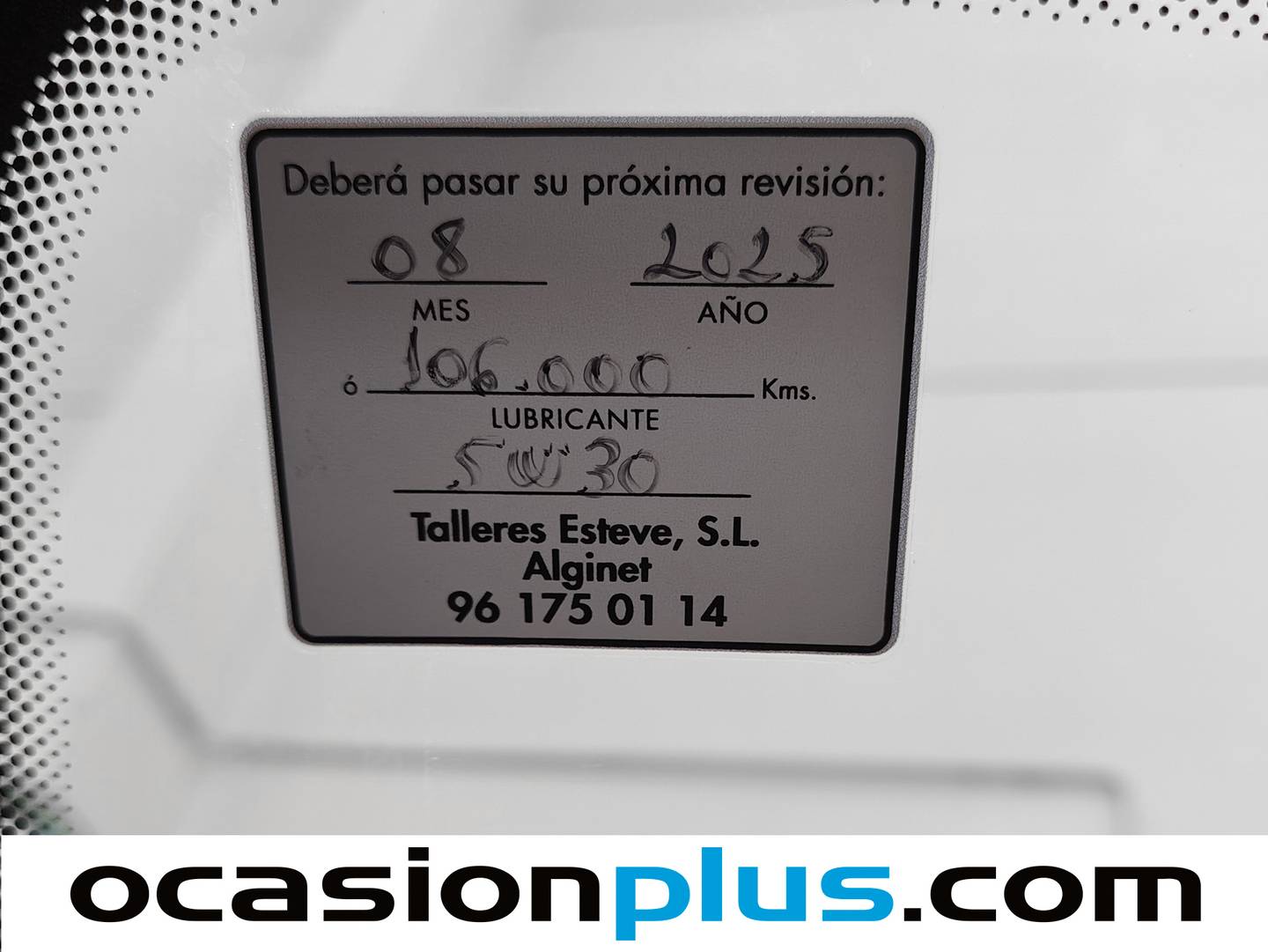 Foto del mantenimiento del Dacia Duster Dacia Duster Ambiance 1.6 (114 CV)