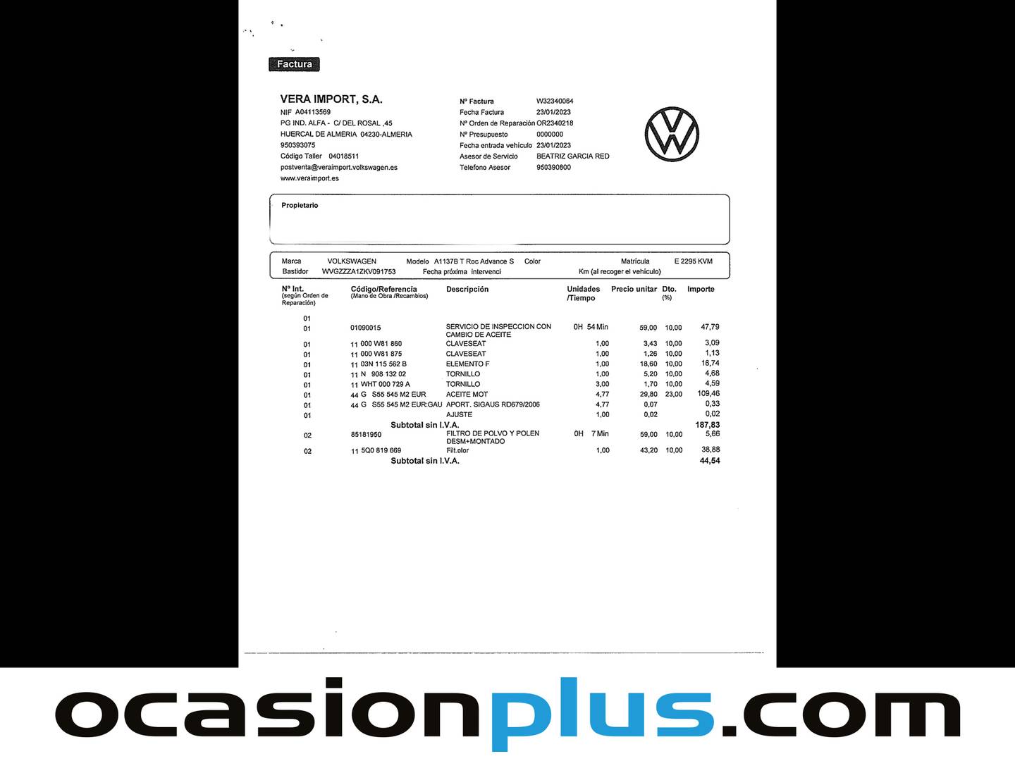 Foto Volkswagen T-Roc Volkswagen T-Roc Advance 1.6 TDI (115 CV)