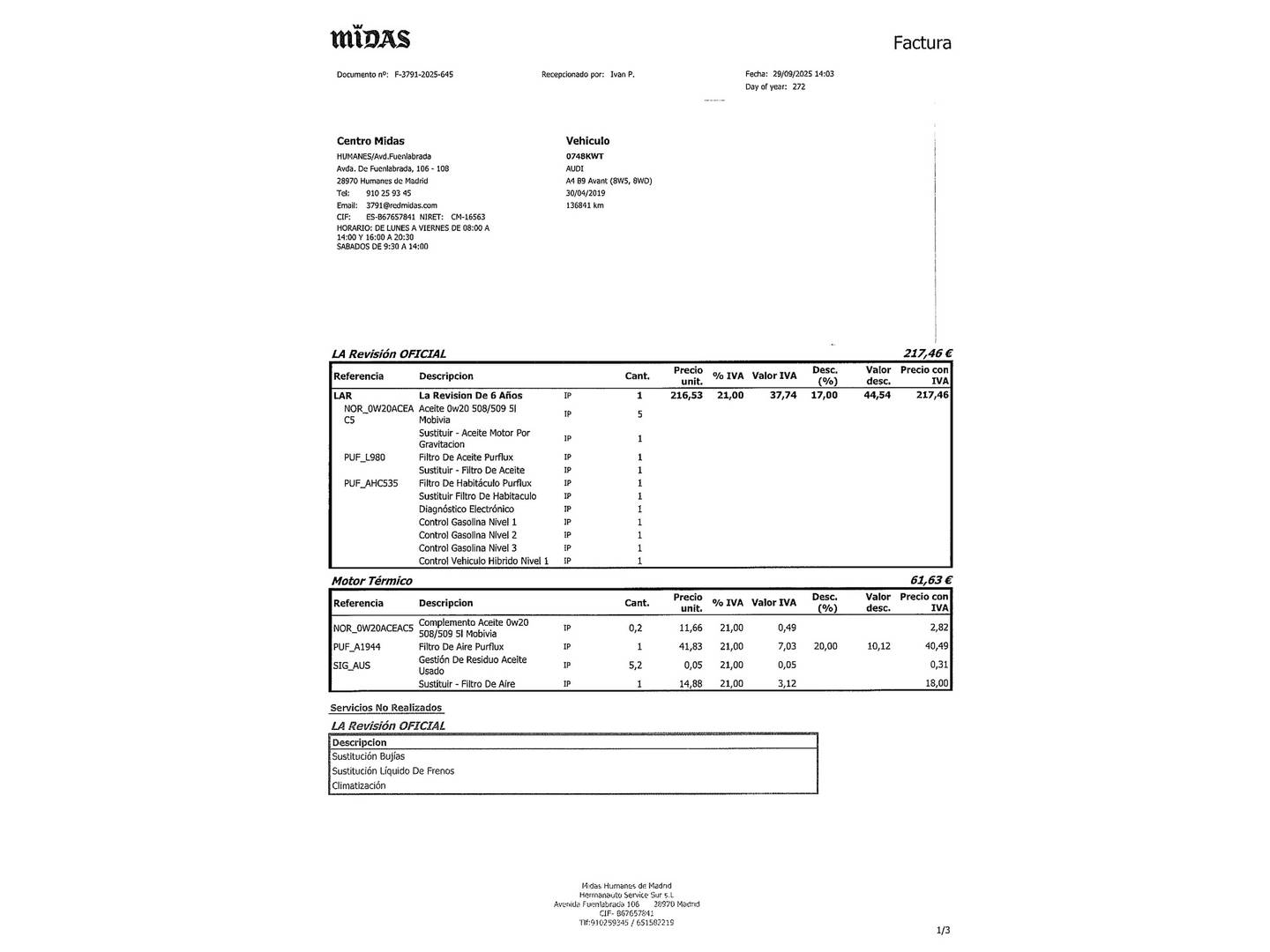 Foto Audi A4 Audi A4 Avant Advanced 35 TFSI (150 CV) S tronic