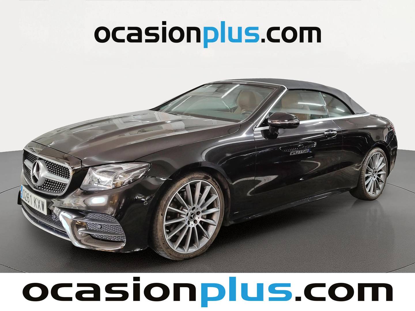 Foto delantera Mercedes Clase E Mercedes Clase E 220 d Cabrio (194 CV) Pack AMG derecha