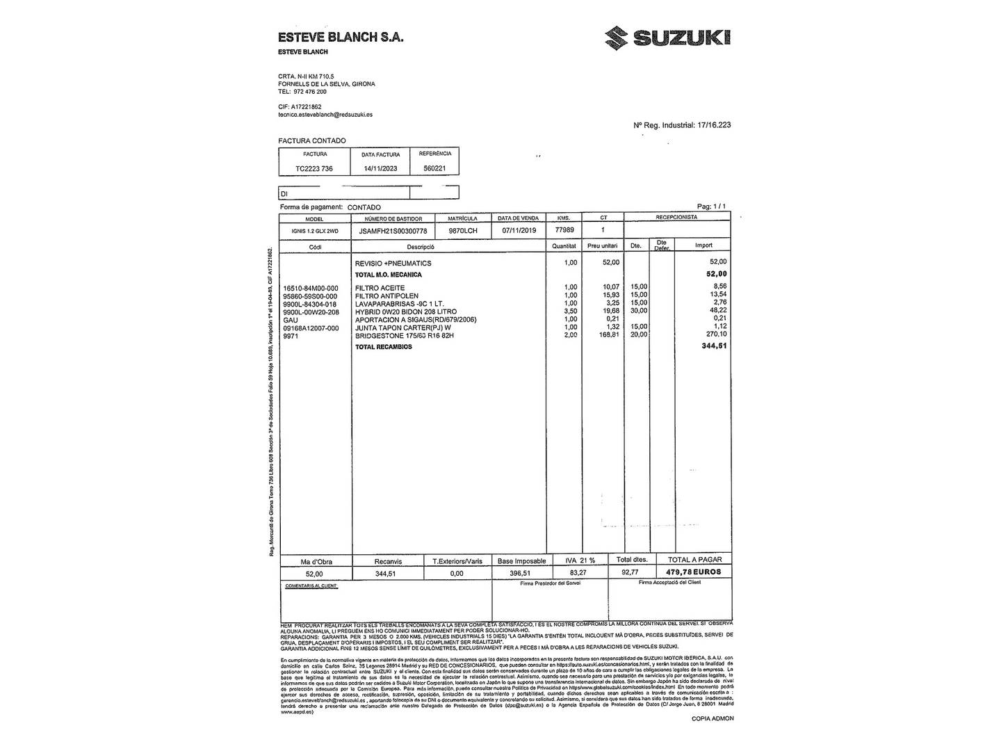 Foto Suzuki Ignis Suzuki Ignis 1.2 GLX SHVS  (90 CV)