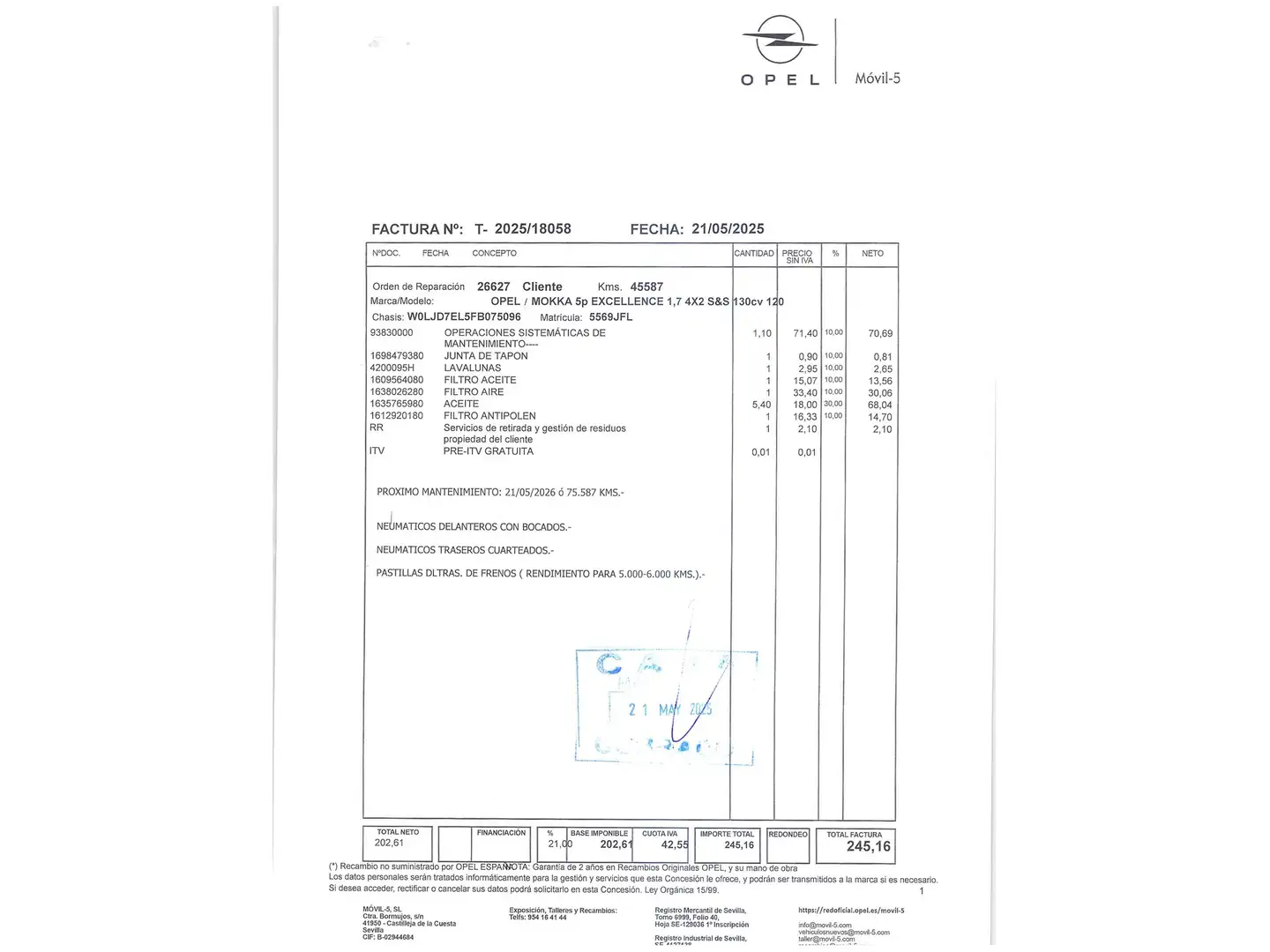Foto Opel Mokka Opel Mokka 1.7 CDTi S&S Excellence 4x2(130 CV)