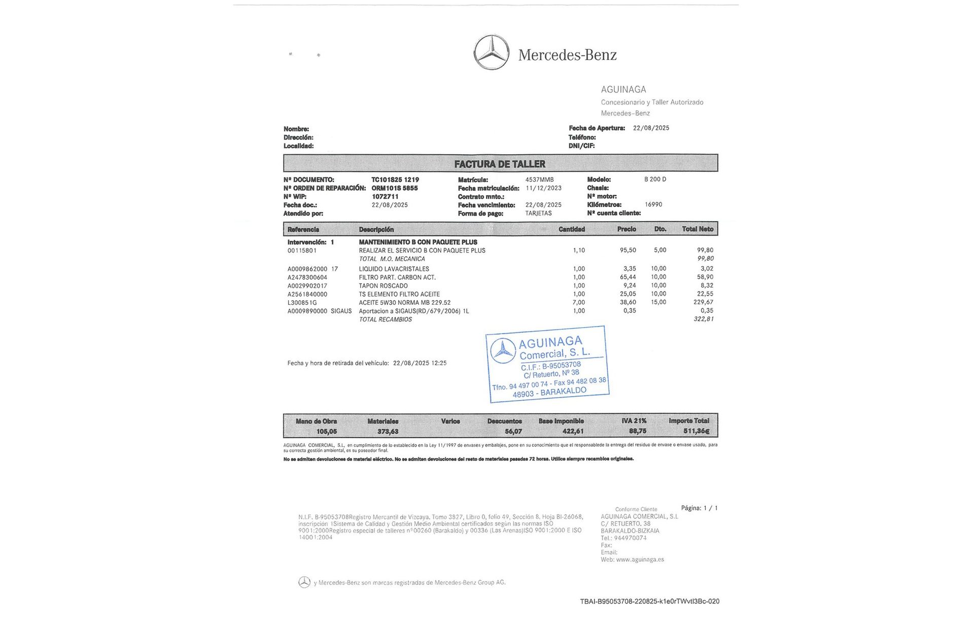 Mercedes-Benz Clase B 200 d - foto 23
