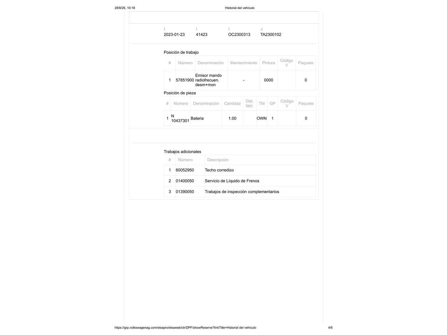 Foto del mantenimiento del Seat León Seat León 1.5 TSI S&S FR DSG (150 CV)