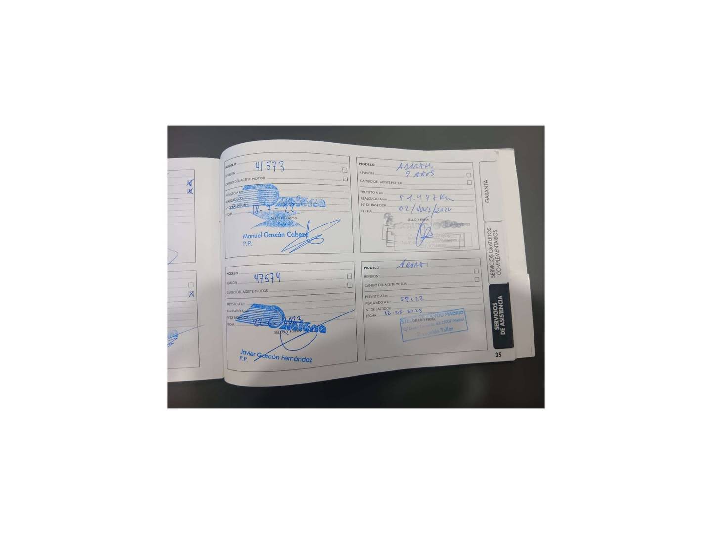 Foto del mantenimiento del Abarth 500 Abarth 500 1.4 16v T-Jet 595 Secuencial (140 CV)