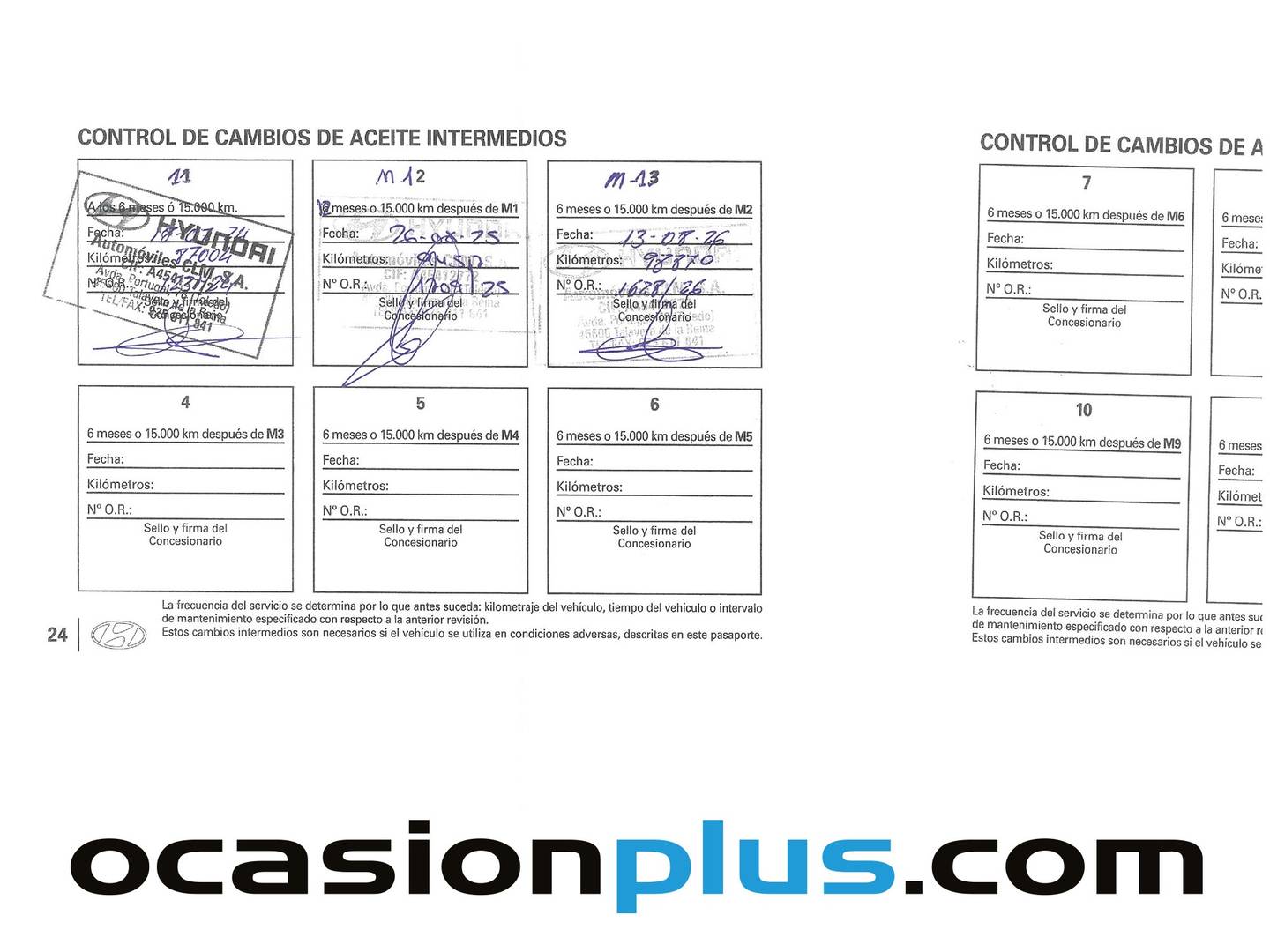 Foto del mantenimiento del Hyundai ix35 Hyundai ix35 1.7 CRDI GLS Comfort Sky 4x2 (116 CV)
