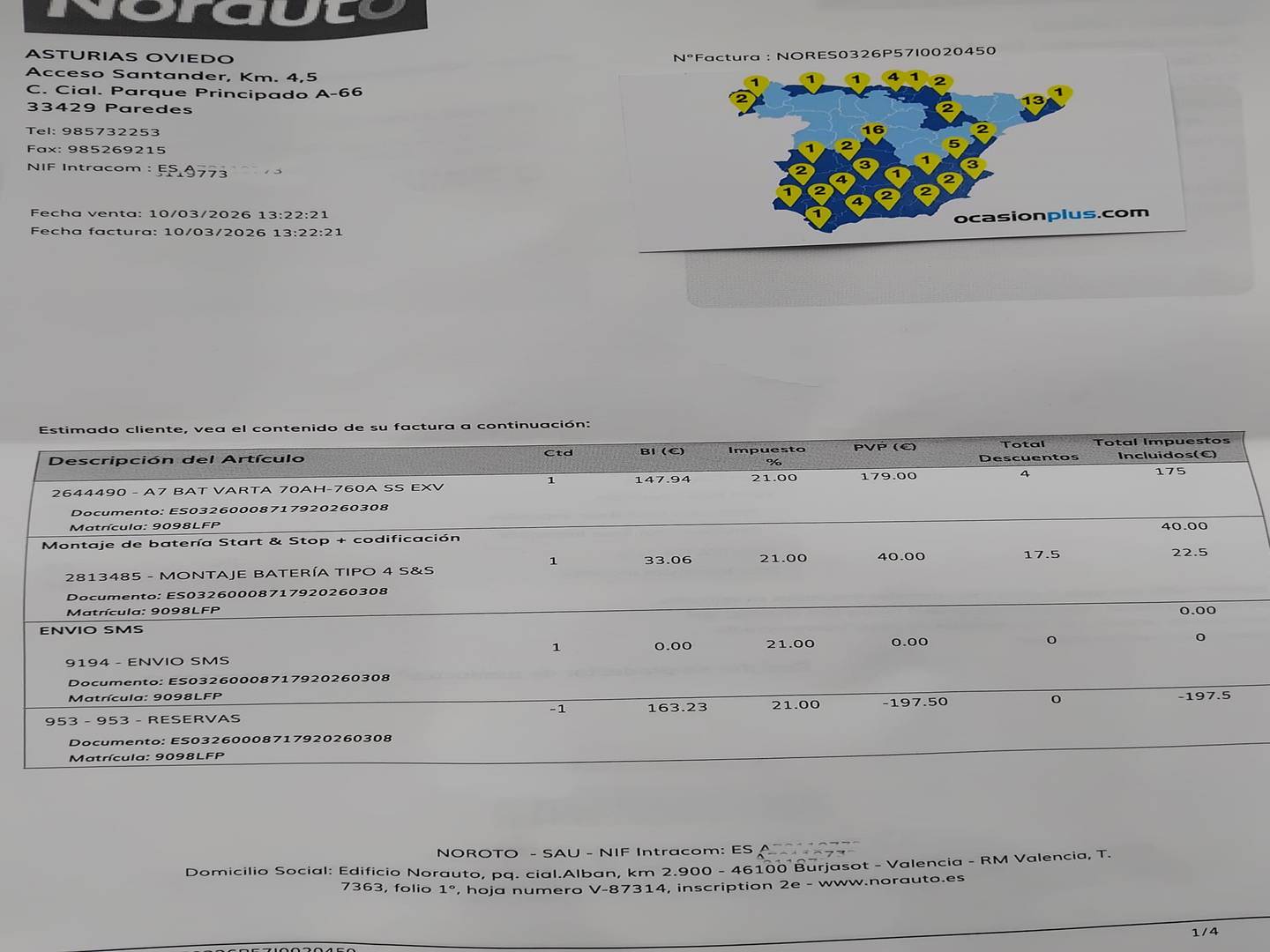 Foto del mantenimiento del Ford Focus Ford Focus 1.0 Ecoboost S&S ST-Line (125 CV)