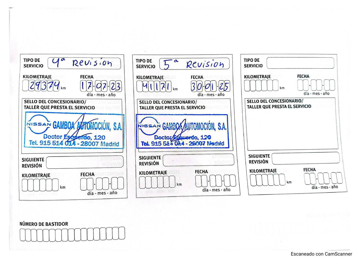 Foto del mantenimiento del Nissan QASHQAI Nissan Qashqai DIG-T 140 Acenta 4x2 (140 CV)