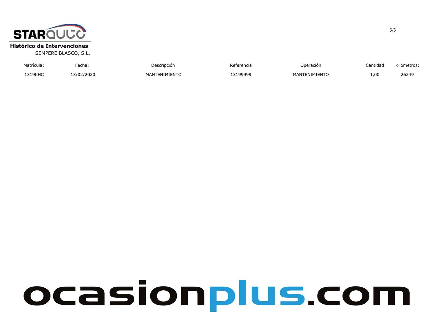 Foto del mantenimiento del Citroën C3 Citroën C3 PureTech 82 Feel (83 CV)