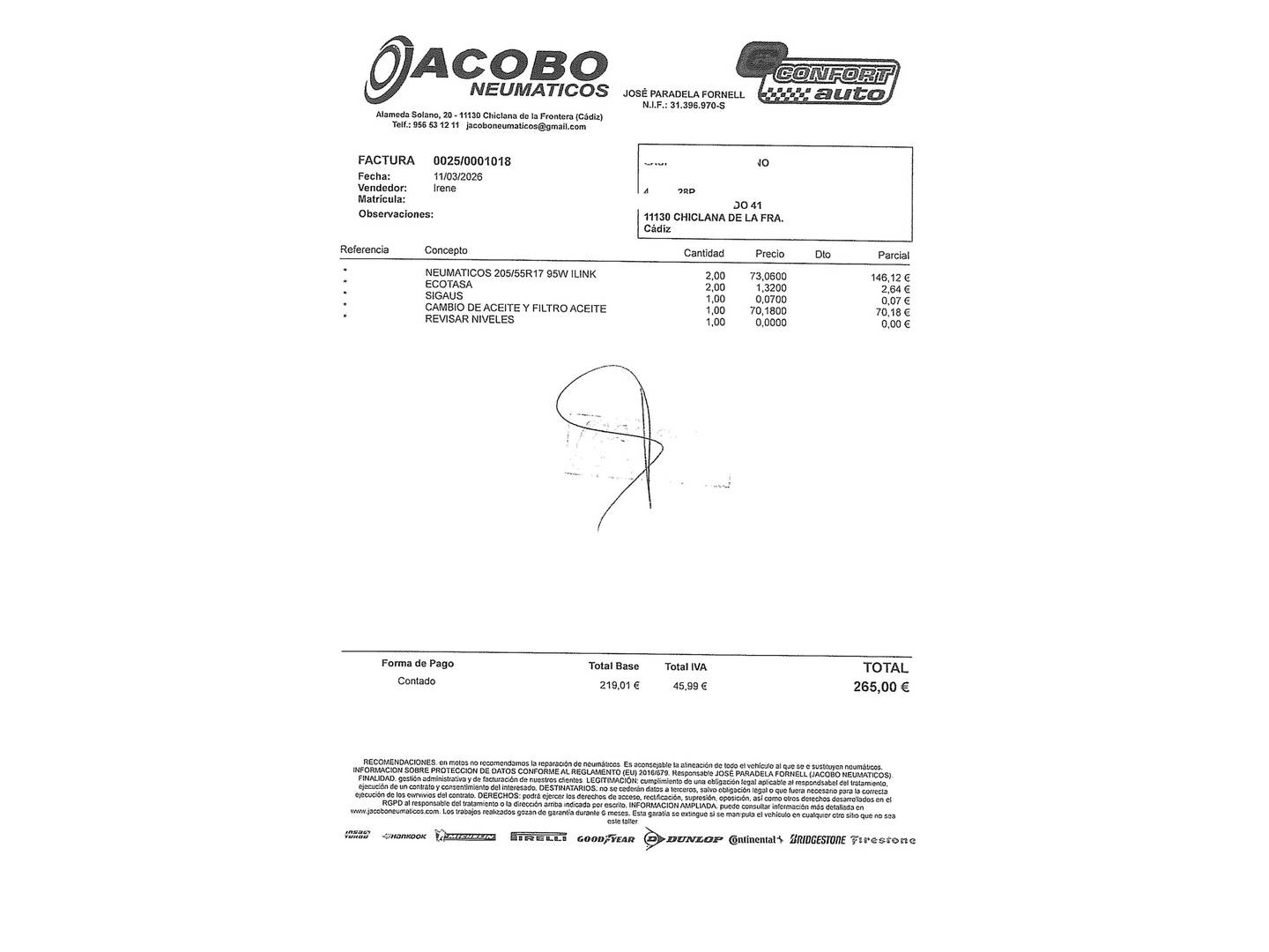 Foto del mantenimiento del Citroën Berlingo Citroën Berlingo BlueHDi 100 S&S Talla M Shine (102 CV)