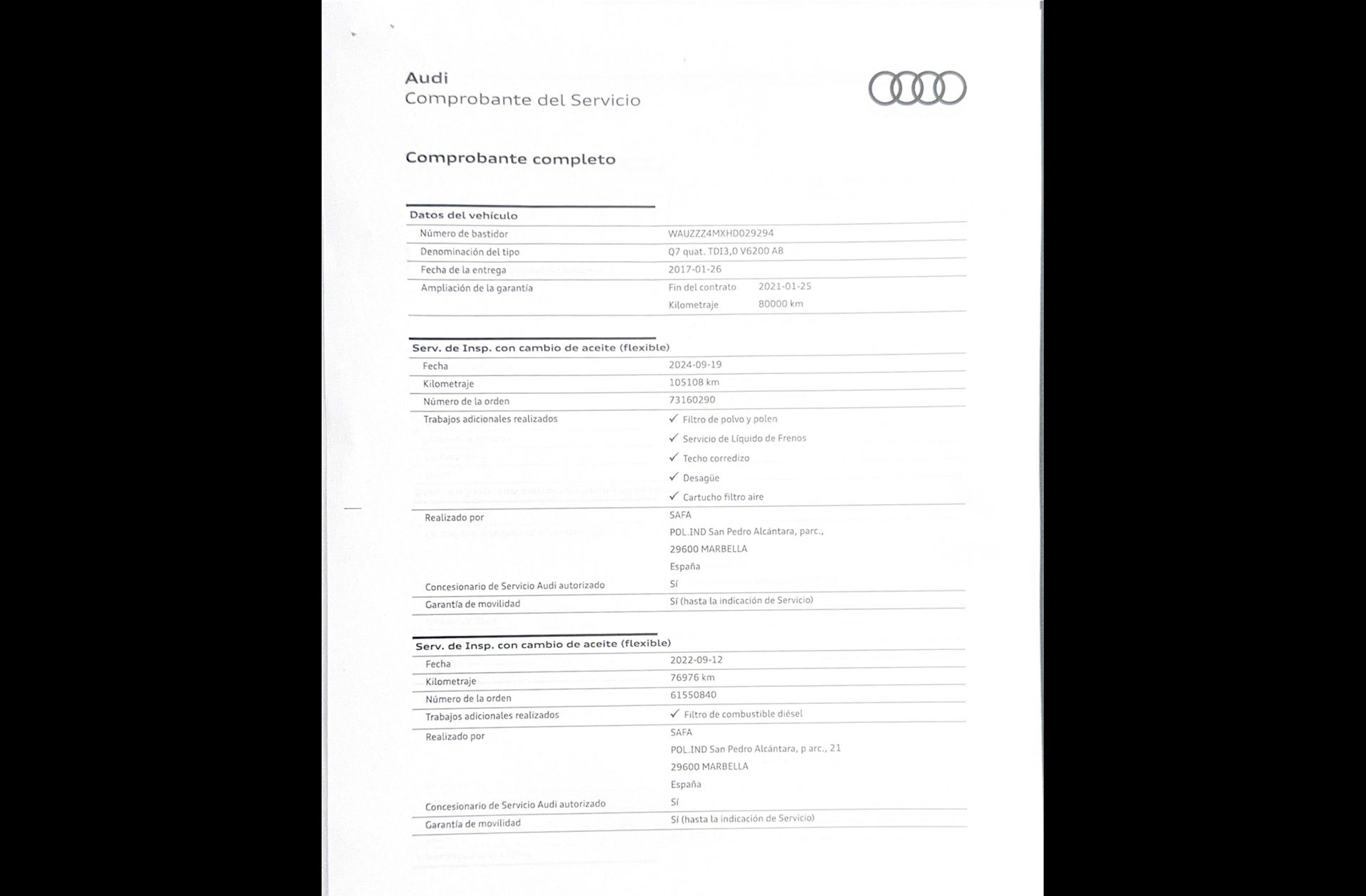 Audi Q7 Sport 3.0 TDI quattro tiptronic Pack S-Line 7 plazas - foto 29