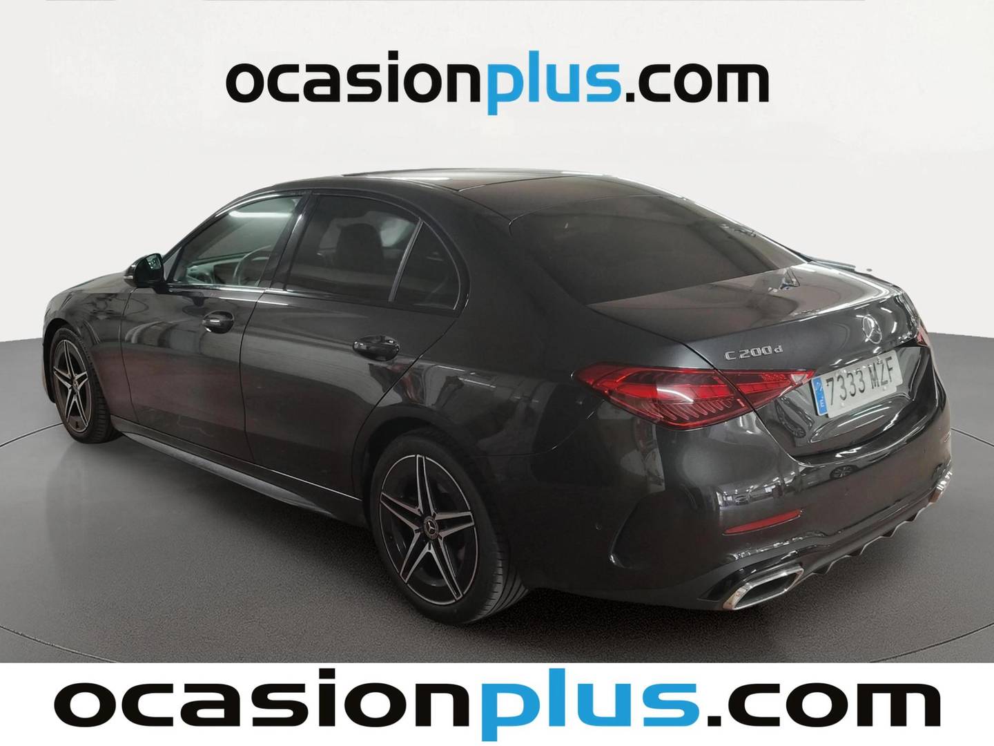 Foto trasera Mercedes Clase C Mercedes Clase C 200 d (163 CV) Pack AMG izquierda