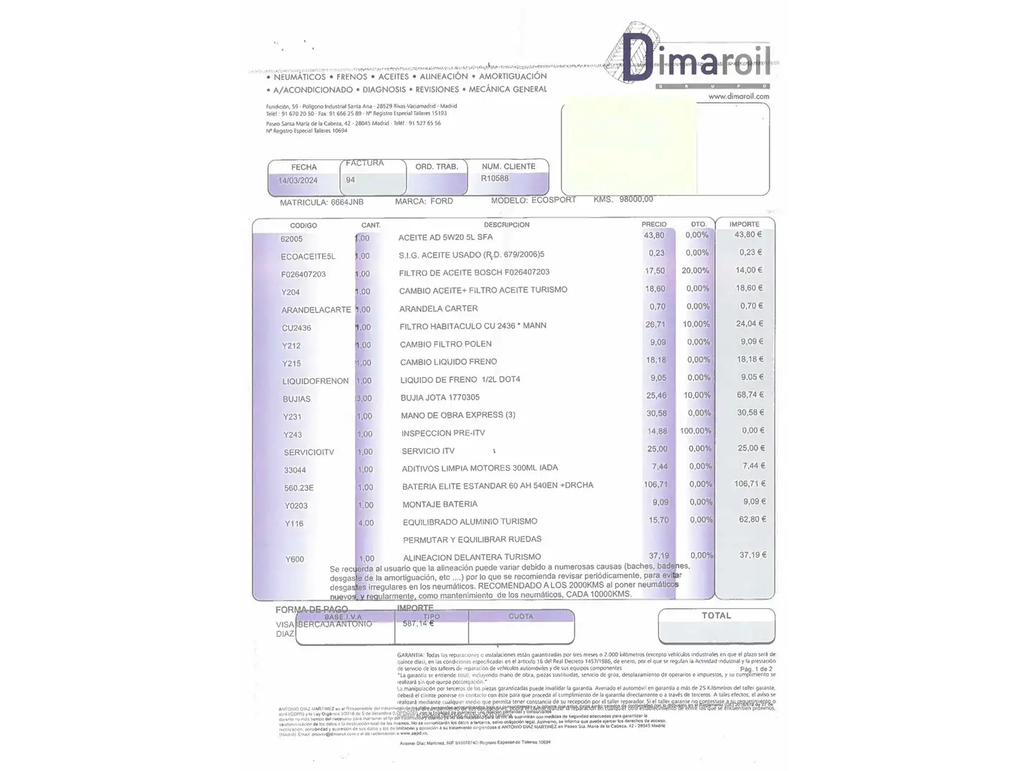 Foto Ford EcoSport Ford EcoSport 1.0 EcoBoost Titanium (125 CV)