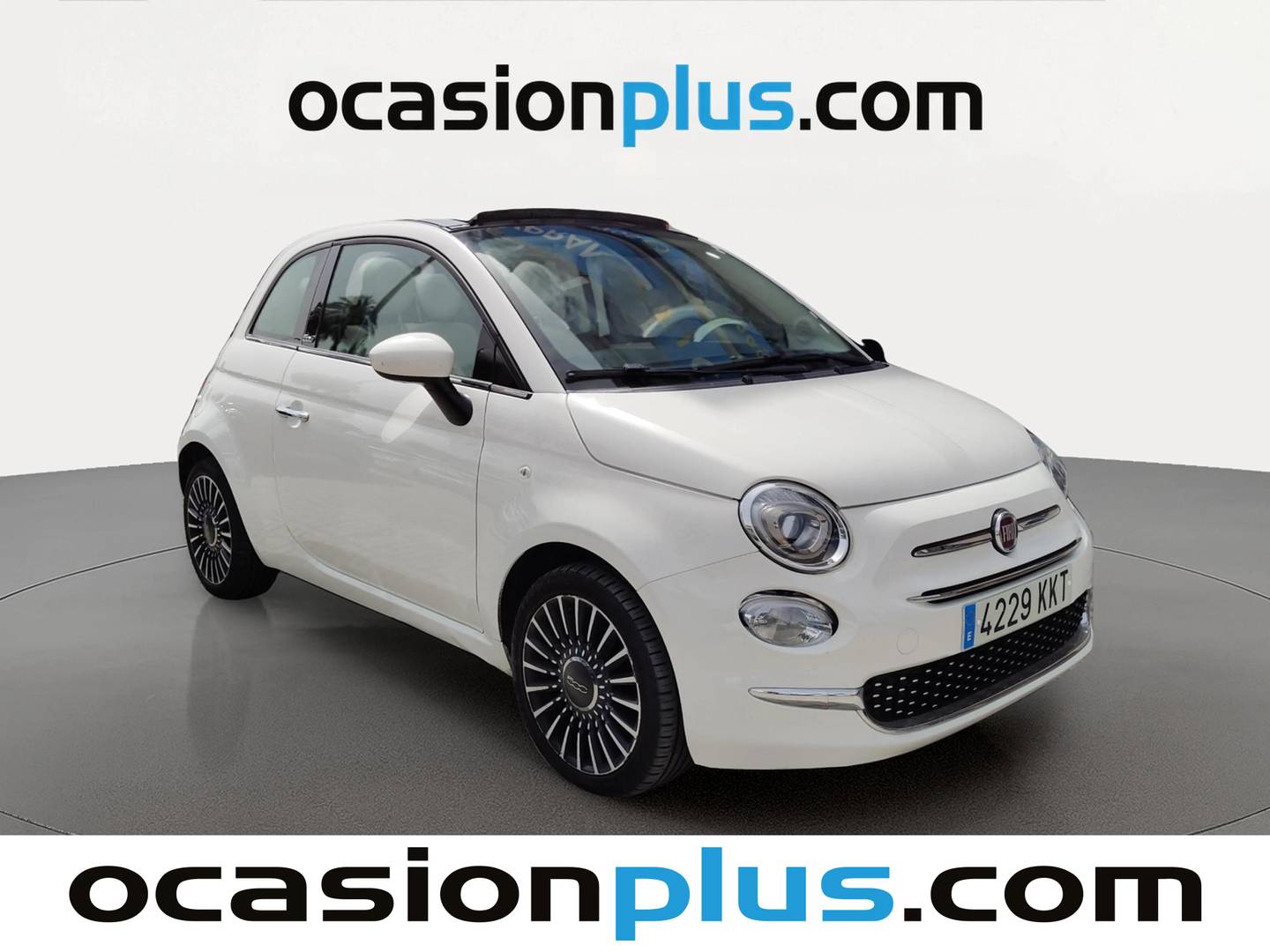 Foto delantera Fiat 500C Fiat 500C 1.2 8v Cabrio Lounge (69 CV) derecha