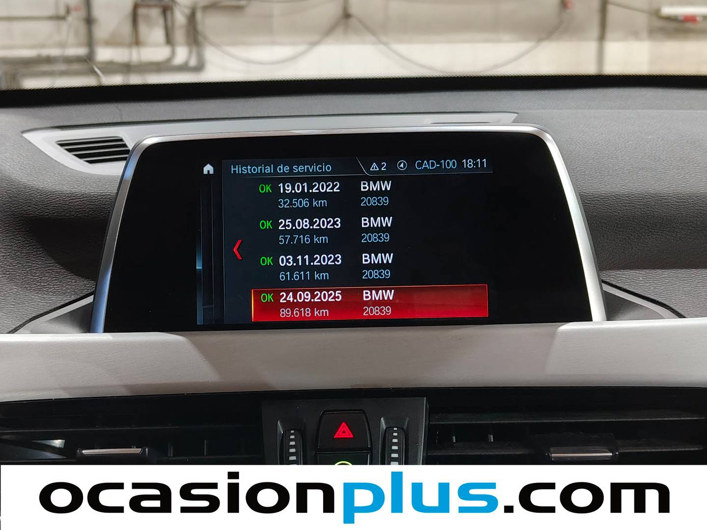 Foto del mantenimiento del BMW X1 BMW X1 sDrive18d (150 CV)