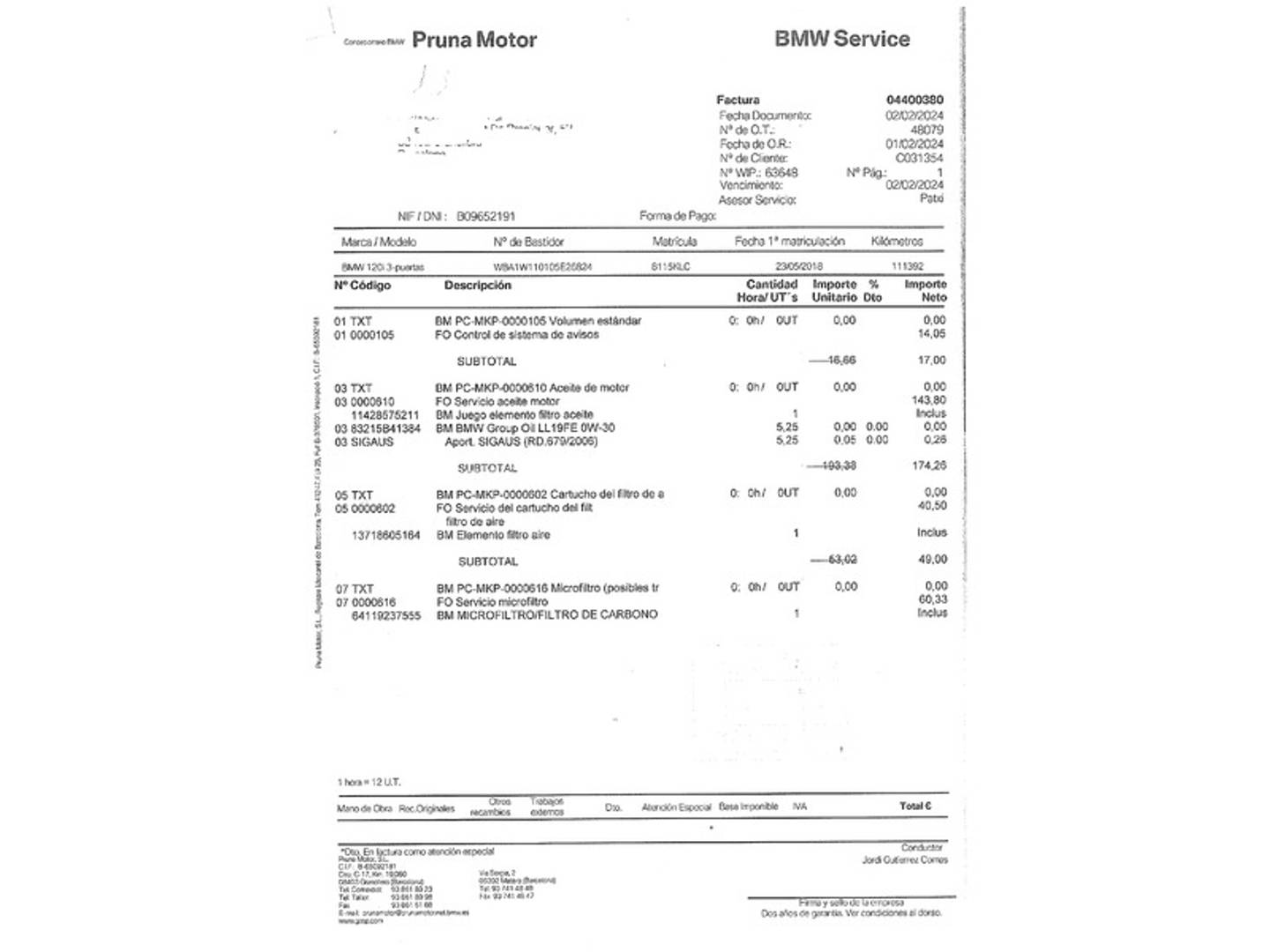 Foto BMW Serie 1 BMW Serie 1 120i (184 CV)