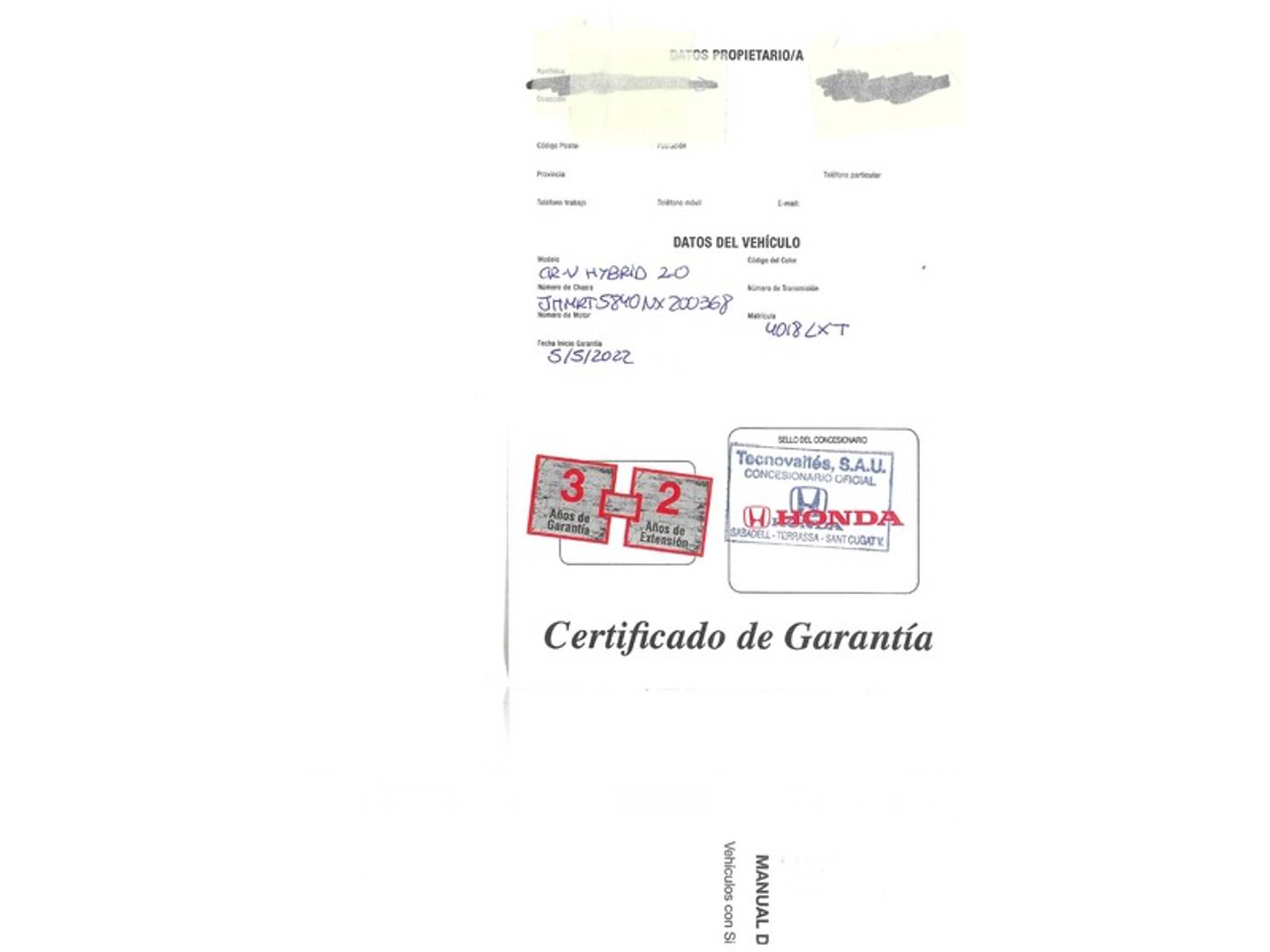 Foto Honda CR-V Honda CR-V 2.0 i-MMD Elegance Navi Auto (184 CV)