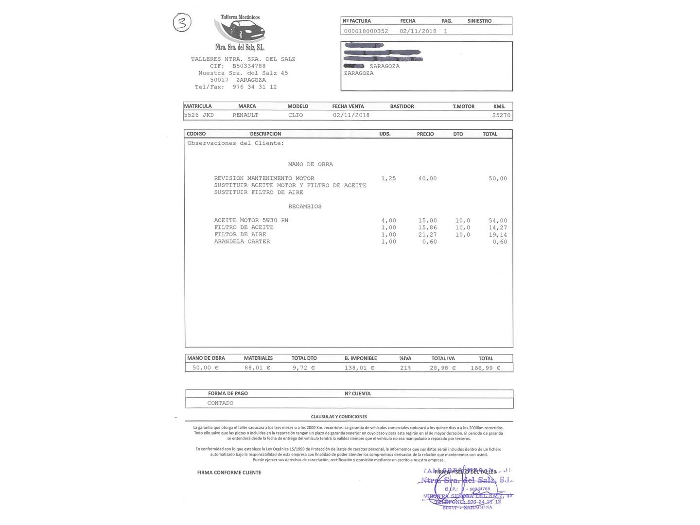 Foto del mantenimiento del Renault Clio Renault Clio TCe 90 Technofeel Energy eco2 (90 CV)