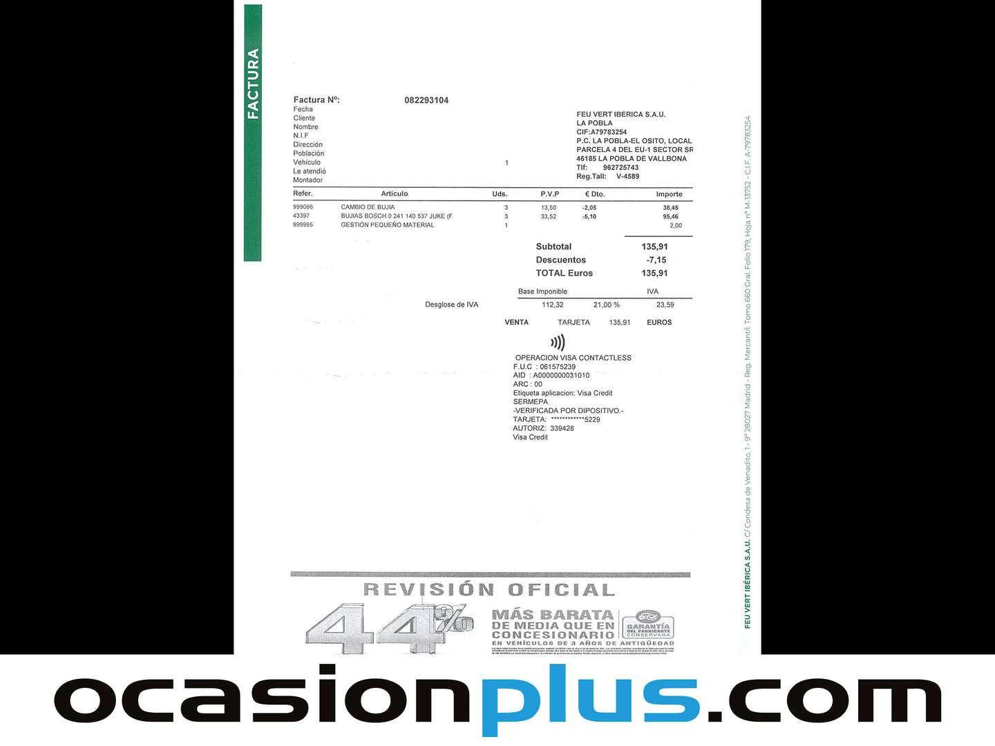 Foto del mantenimiento del Nissan JUKE Nissan Juke DIG-T N-Design Chic 4x2 (117 CV)