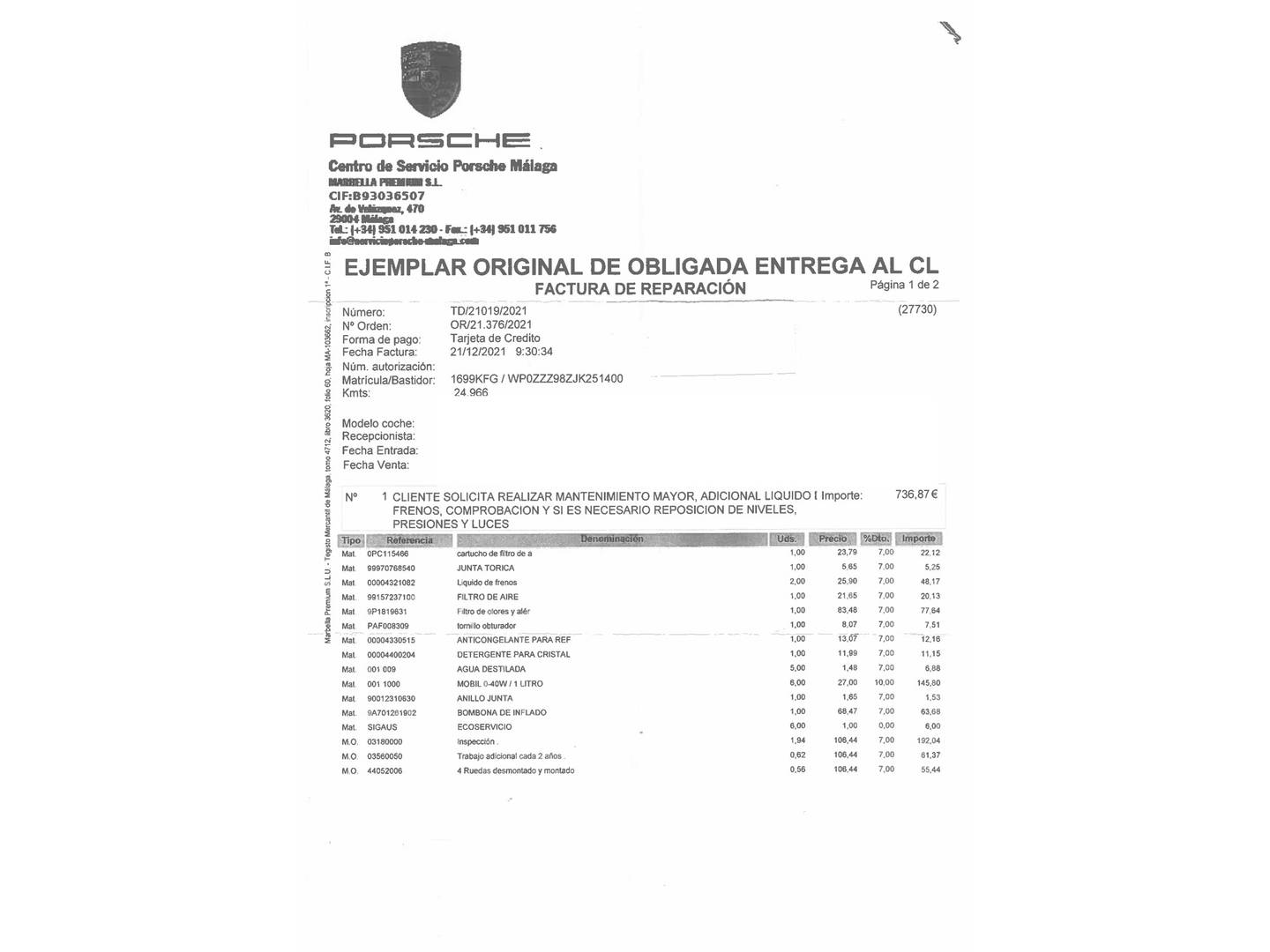 Foto Porsche 718 Porsche 718 Cayman Coupe  (300 CV)