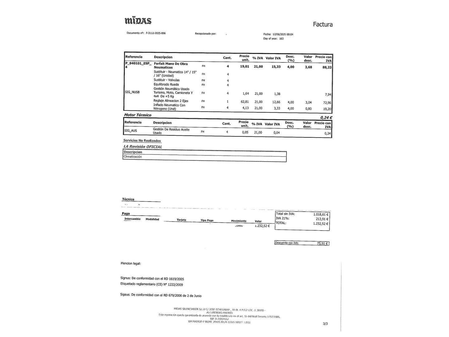 Foto del mantenimiento del Volkswagen Polo Volkswagen Polo Advance 1.0 TSI  (95 CV)