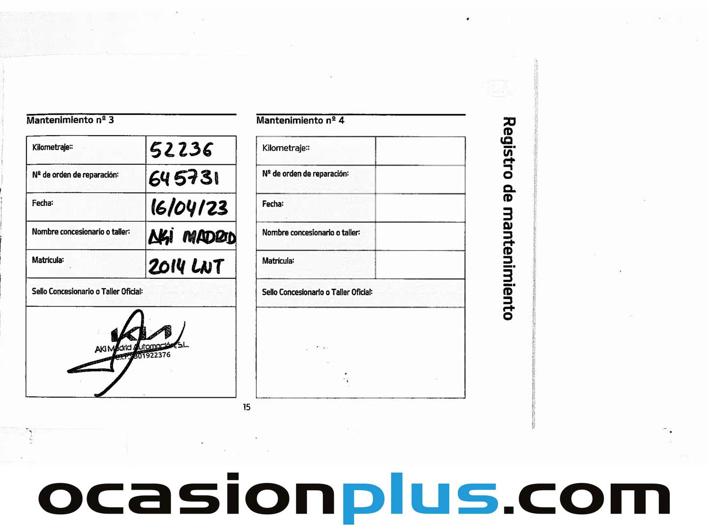 Foto del mantenimiento del KIA Rio KIA Rio 1.0 T-GDi MHEV Drive Pack Sport DCT (120 CV)