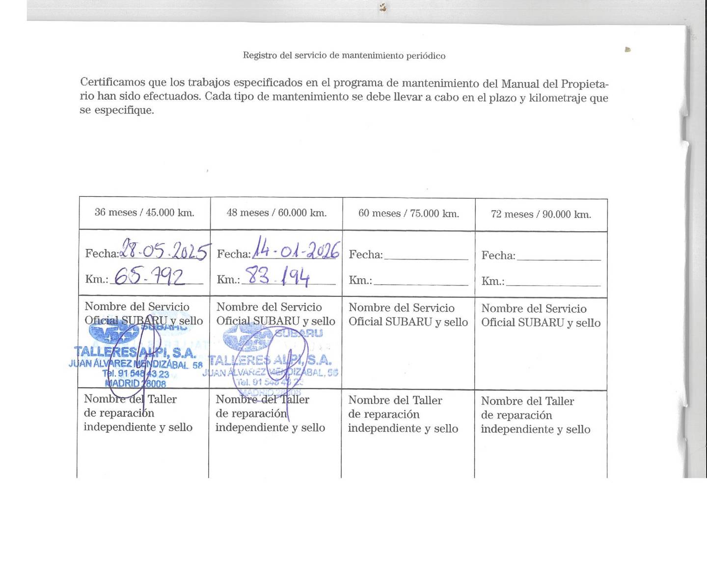 Foto Subaru XV Subaru XV 1.6 Executive Plus CVT (114 CV) 4x4