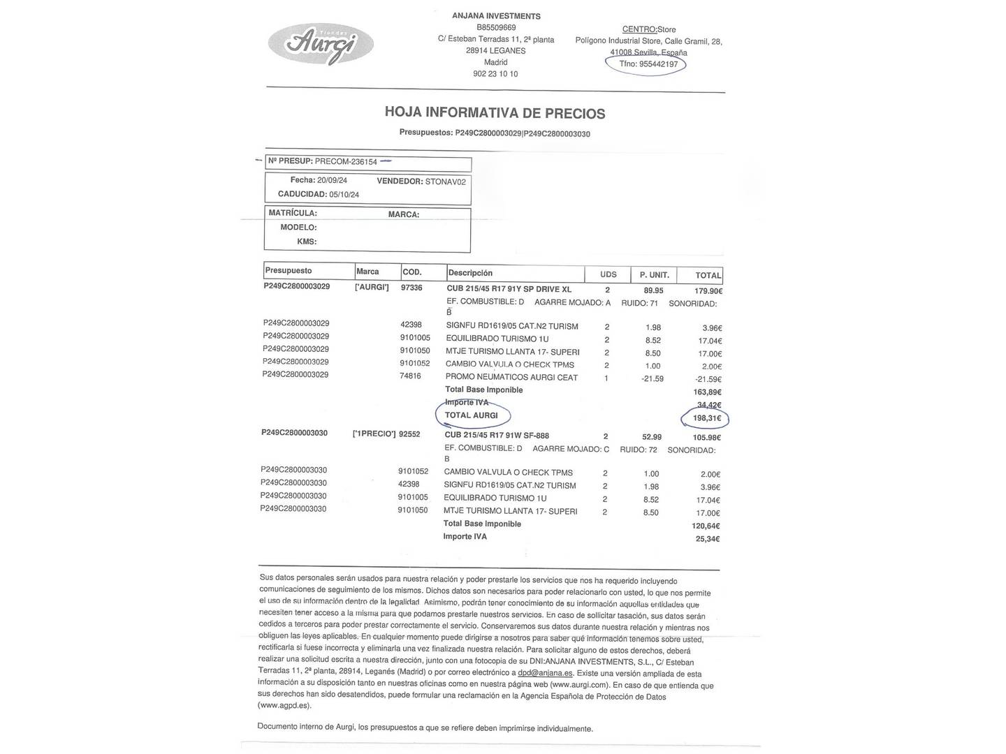 Foto del mantenimiento del Opel Corsa Opel Corsa 1.4 Business (90 CV)