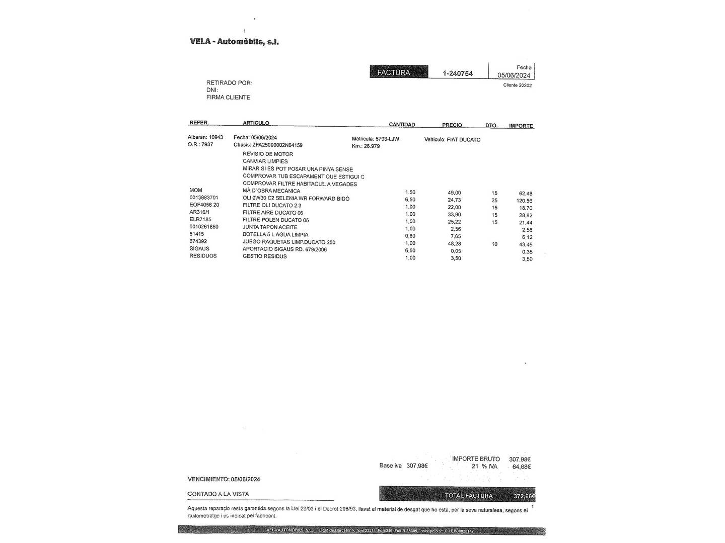 Foto del mantenimiento del McLouis MENFYS McLouis MENFYS S-LINE 3 MAX (140CV) 4 Plazas