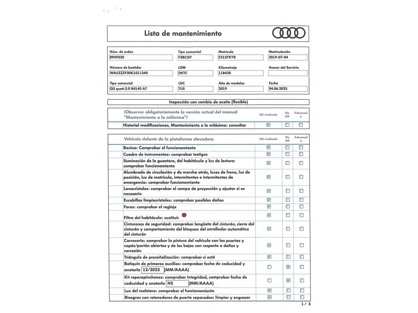 Foto Audi Q3 Audi Q3 S line 40 TFSI quattro (190 CV) S tronic Pack S-Line