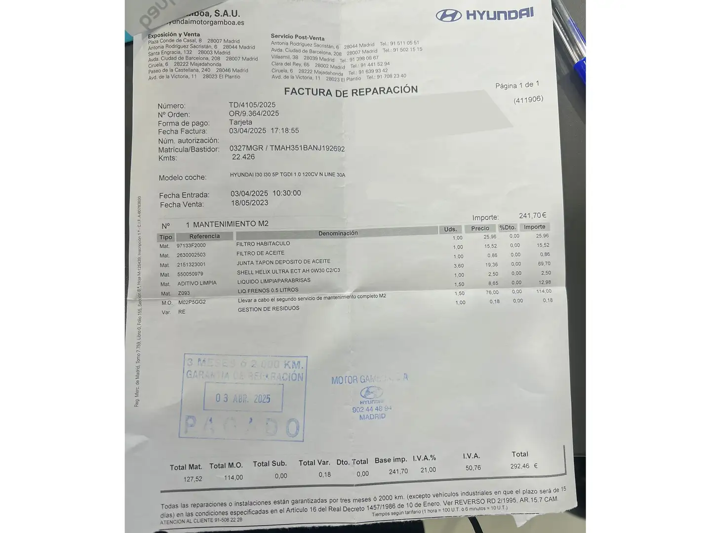 Foto Hyundai i30 Hyundai i30 1.0 TGDI N-Line 30 Aniversario (120 CV)