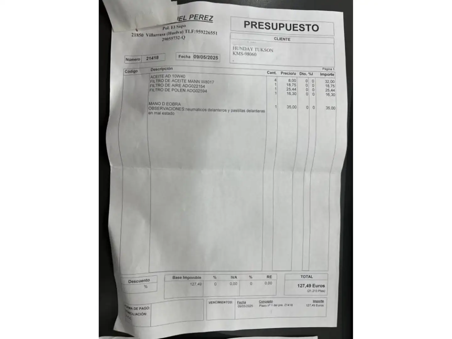 Mantenimiento