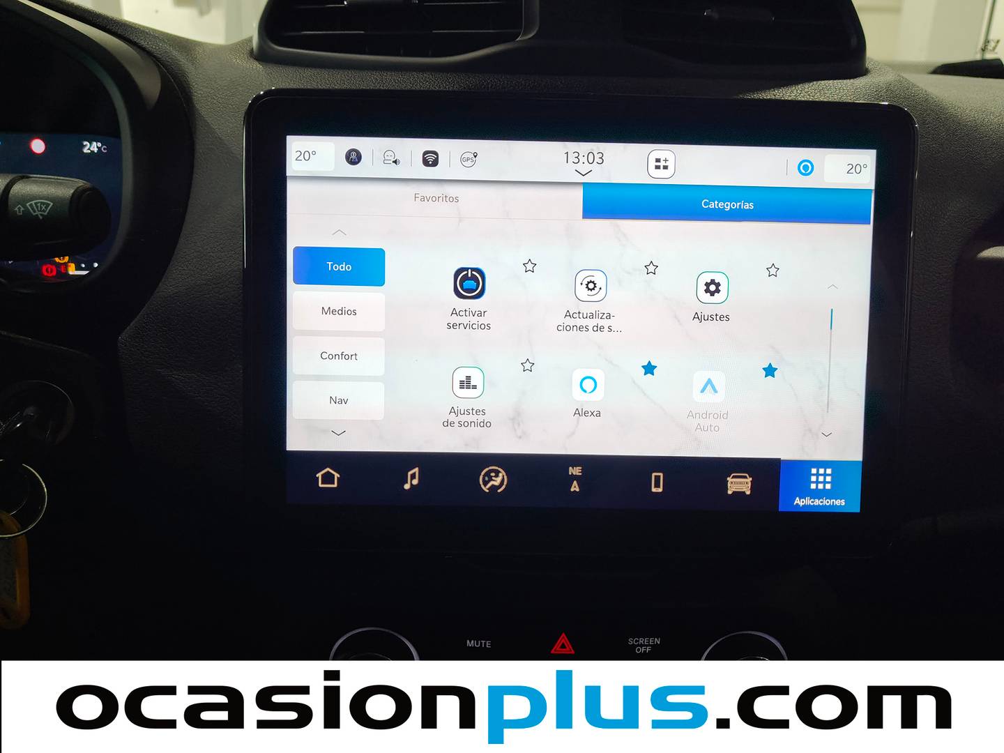 Equipamiento del Jeep Renegade Jeep Renegade eHybrid 1.5 Altitude DCT (130 CV)