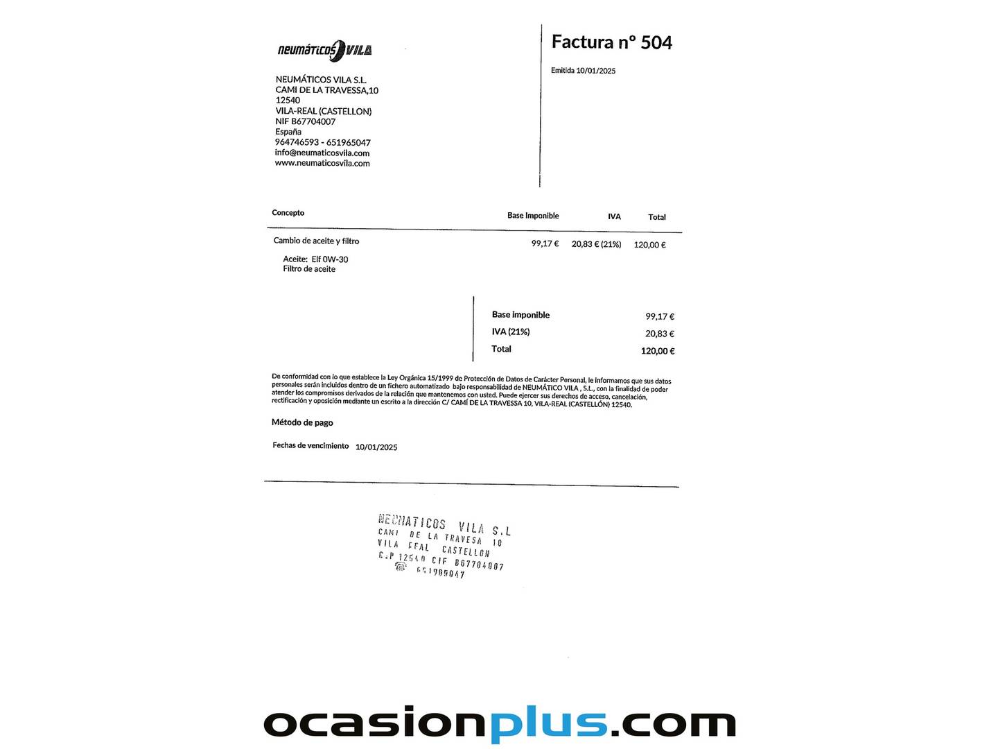 Foto del mantenimiento del KIA Sportage Kia Sportage 1.6 GDi Concept 4x2 (132 CV)