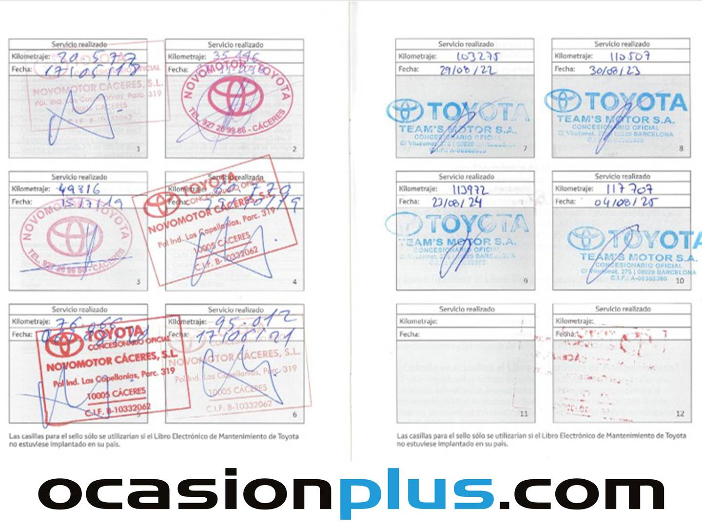 Foto del mantenimiento del Toyota Auris Toyota Auris 140H Hybrid Touring Sports Feel! (136 CV)