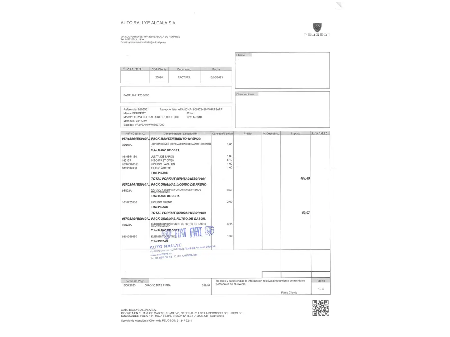 Foto Peugeot Traveller Peugeot Traveller BlueHDi 150 Allure Standard EAT6 (180 CV) 8 Plazas