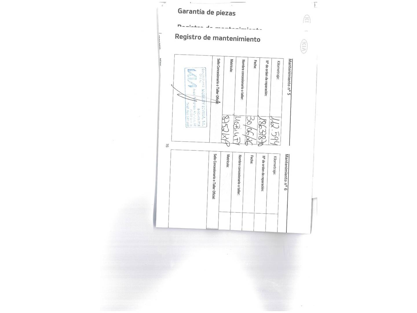 Foto del mantenimiento del KIA Sportage KIA Sportage 1.6 MHEV GT Line Xtreme Plus 4x2 (136 CV)