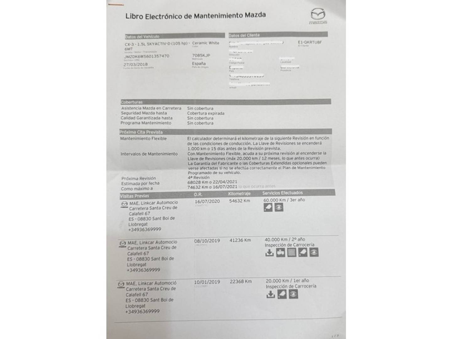 Foto Mazda CX-3 Mazda CX-3 1.5 DE SKYACTIV Luxury 2WD (105 CV)