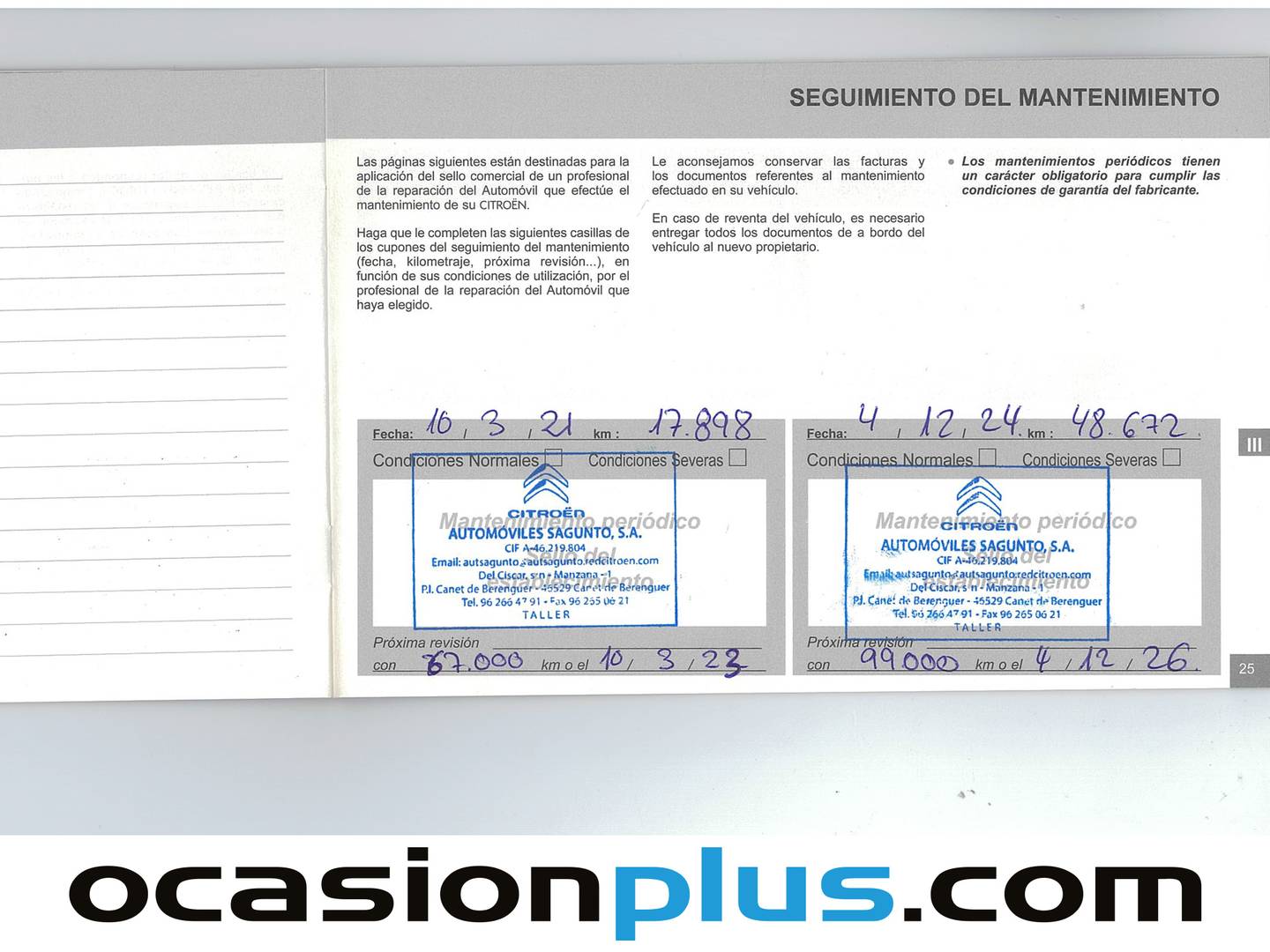 Foto del mantenimiento del Citroën Jumpy Citroën Jumpy Combi BlueHDI 150 Talla XL Confort (150 CV) Camperizada 4 Plazas